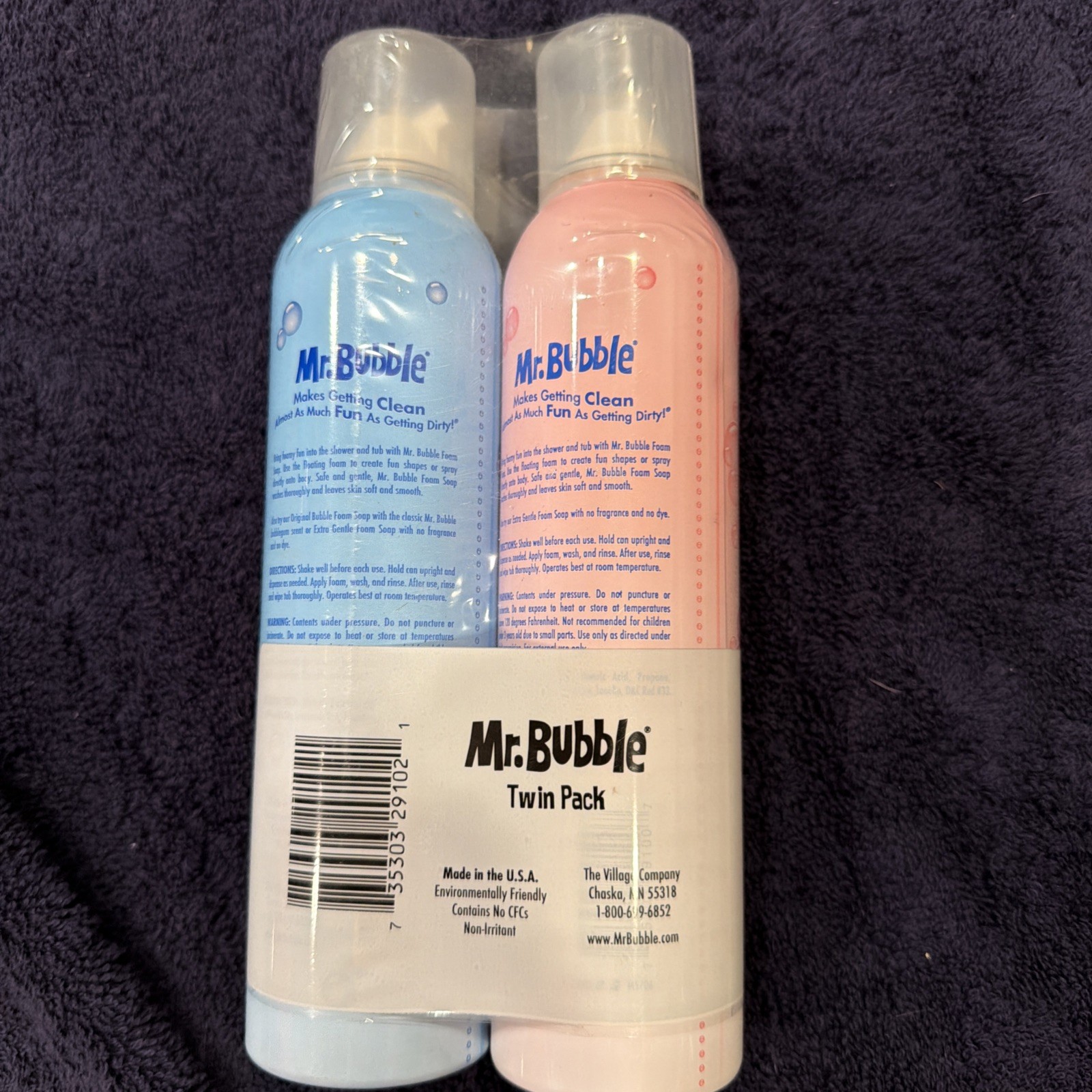 Mr Bubble Foam Soap New Sealed Original Bubble Bubbleberry