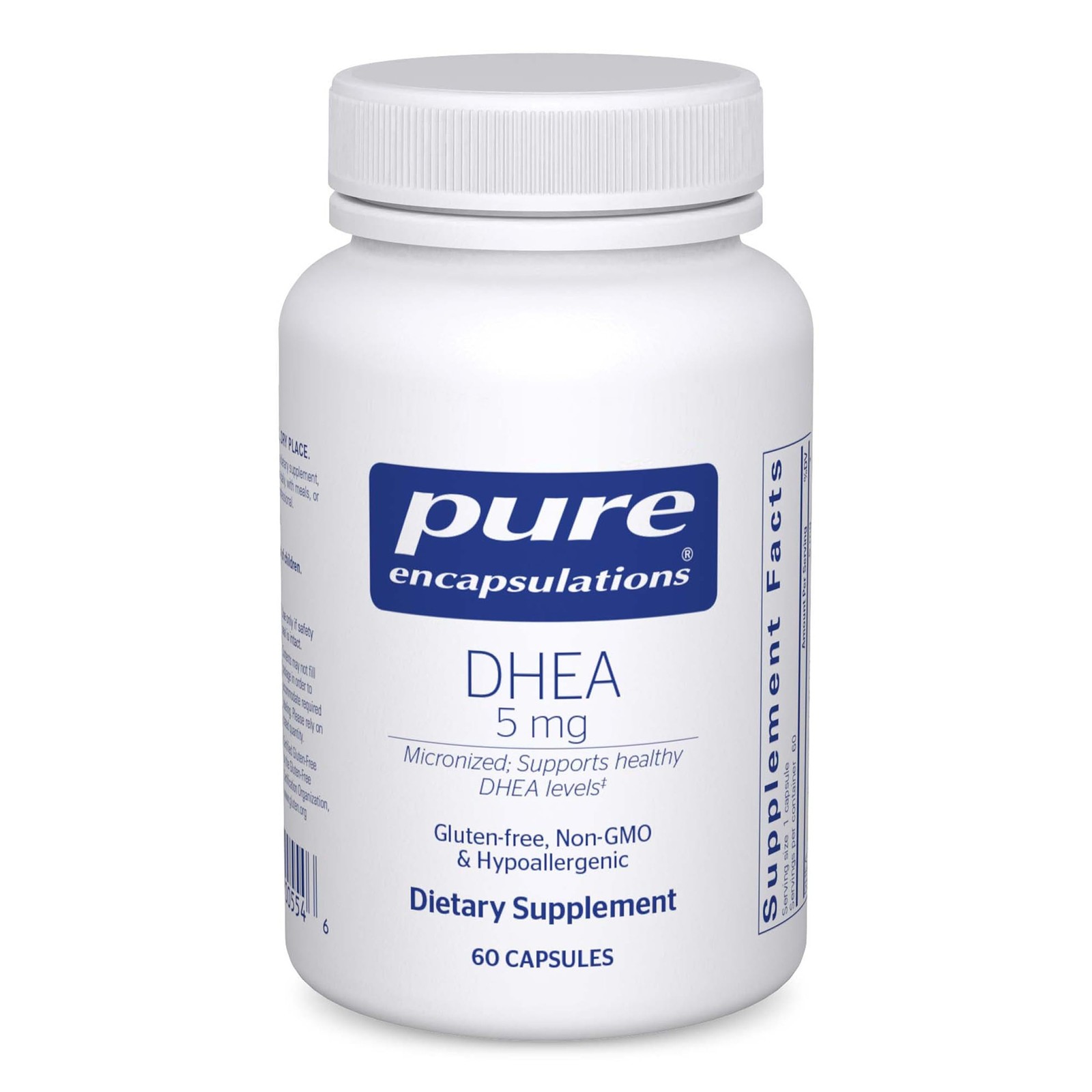 Pure Encapsulations DHEA 5 mg – Immune Support & 60 Count (Pack of 1)