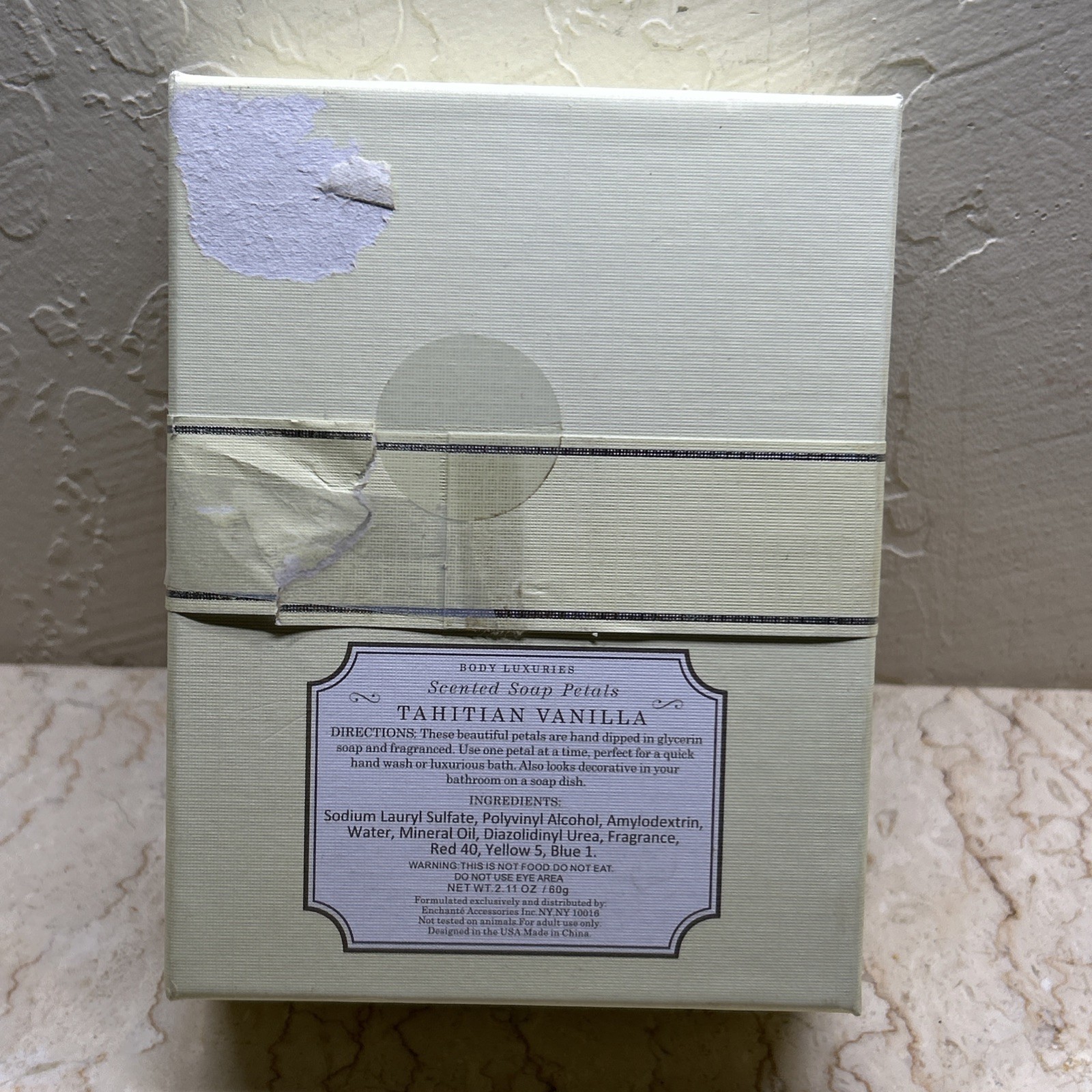 Body Luxuries Scented Soap Rose Petals, Vanilla Tahitian
