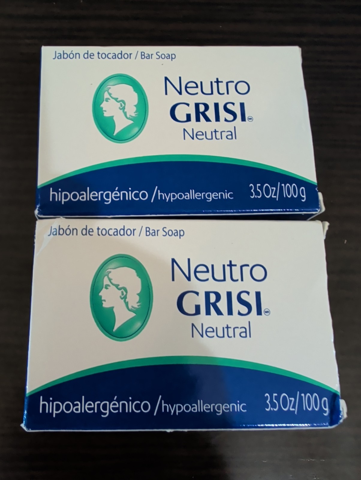 GRISI Neutral Soap 3.5 oz 2-Pack Hypoallergenic Bar Soap Sensitive Skin