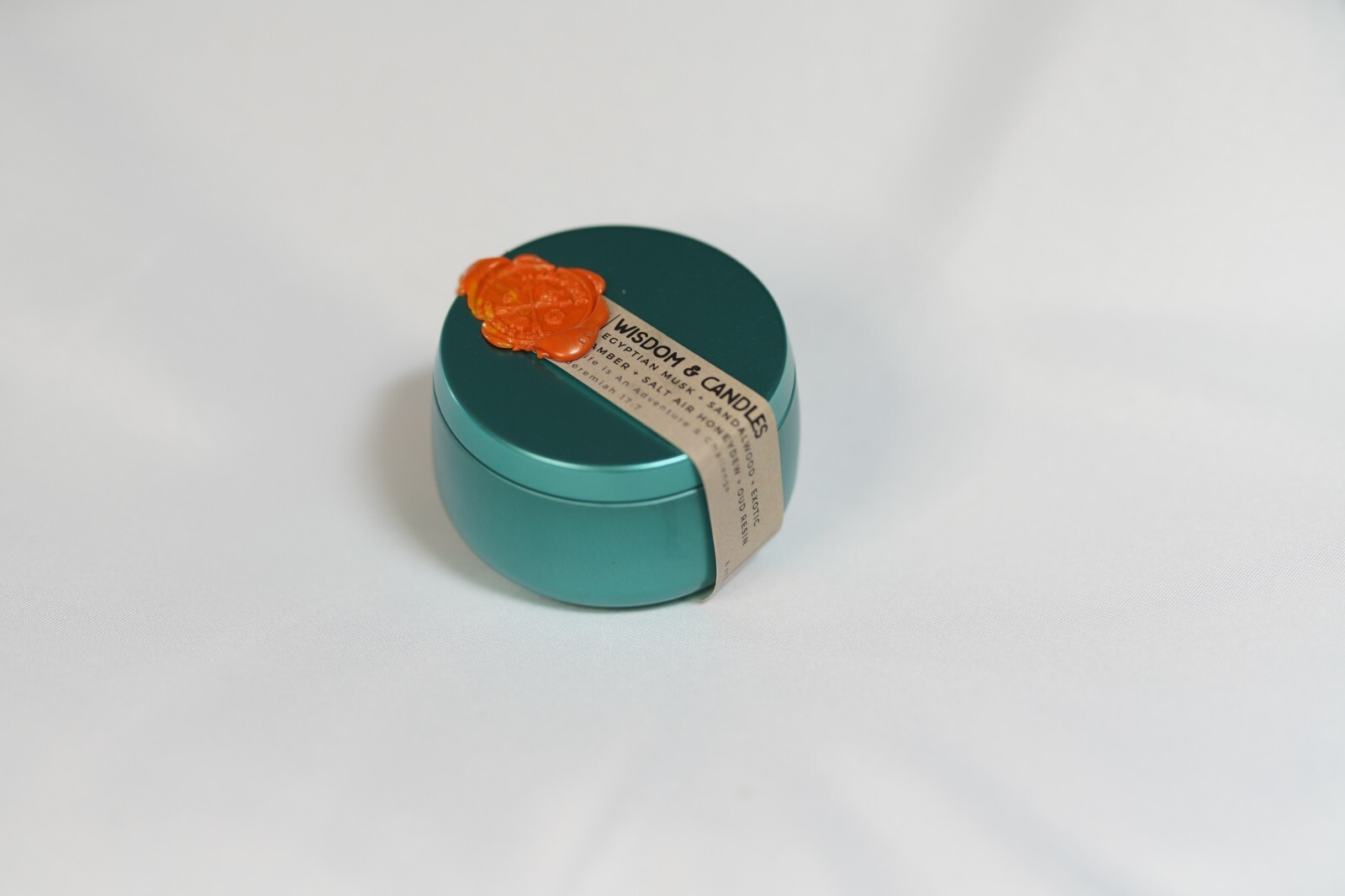 Scented Candle Egyptian Musk, Sandalwood, Exotic Amber, Salt Air Honeydew