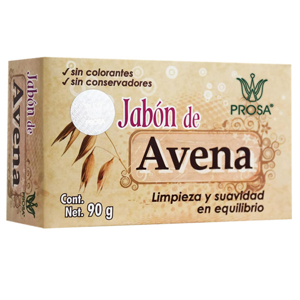 PROSA Jabón Avena /Oatmeal The Balance Between Smoothness & Cleanliness 90 g