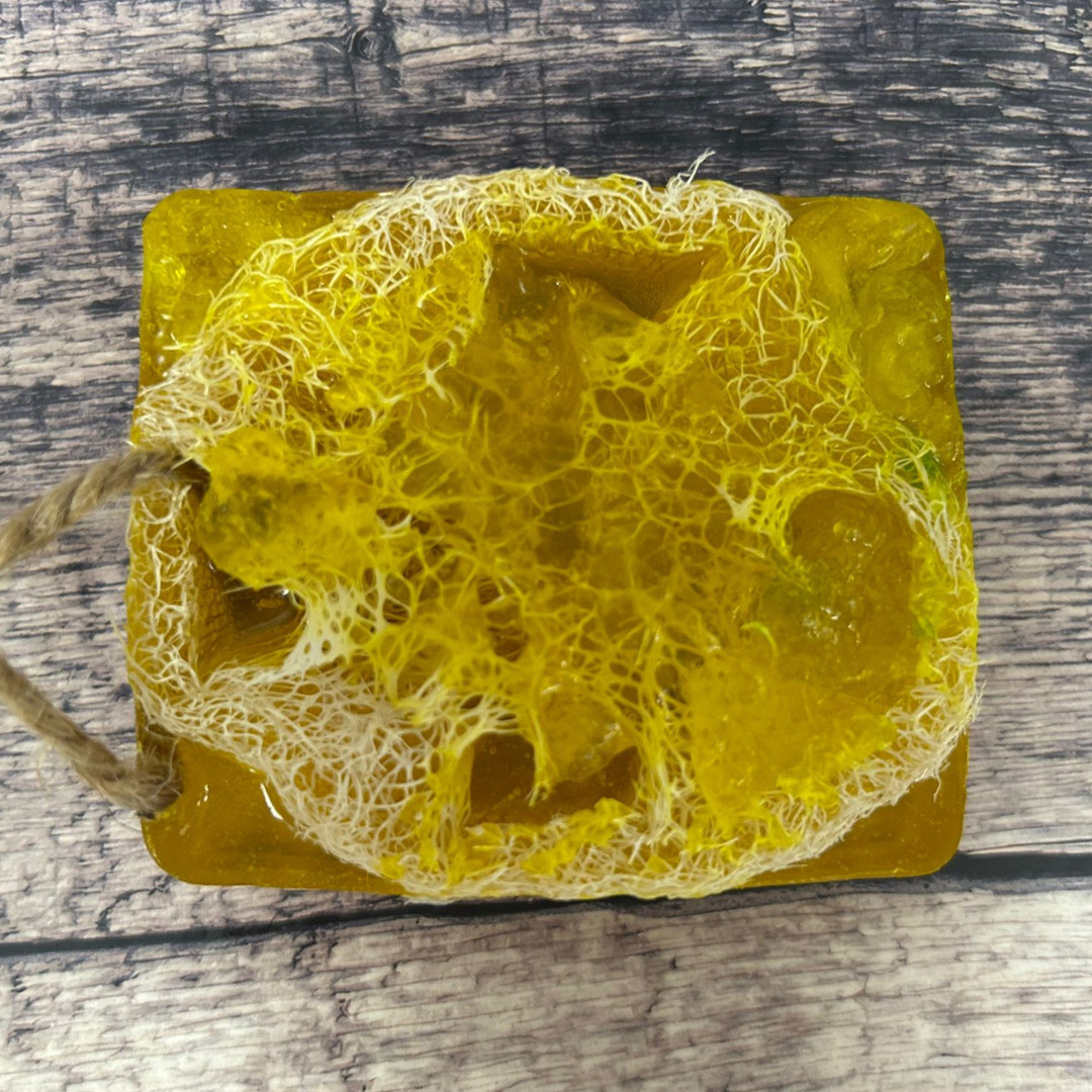2-in-1 Handmade Soap – With or Without Loofah | Natural Face & Body Bar