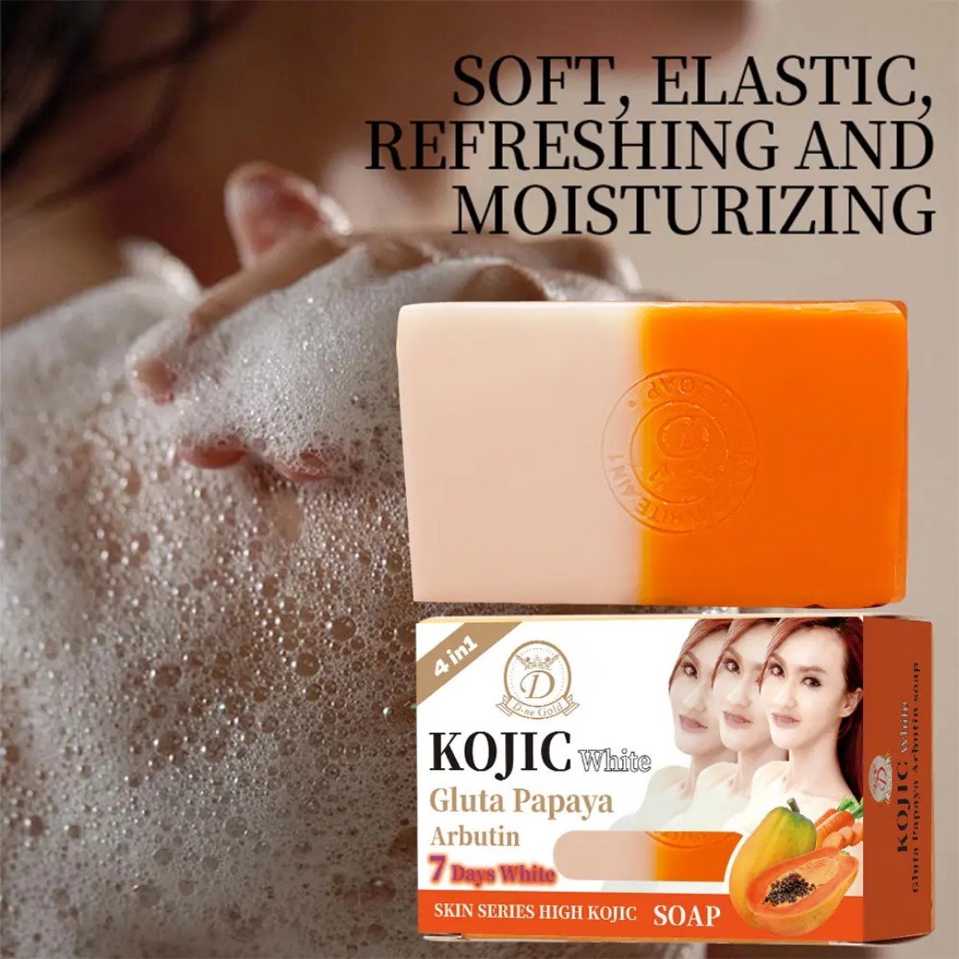 4-Pk Kojic Arbutin Brightening Bar Soap Skin Dark Spot Remover 160g [USA Stock]