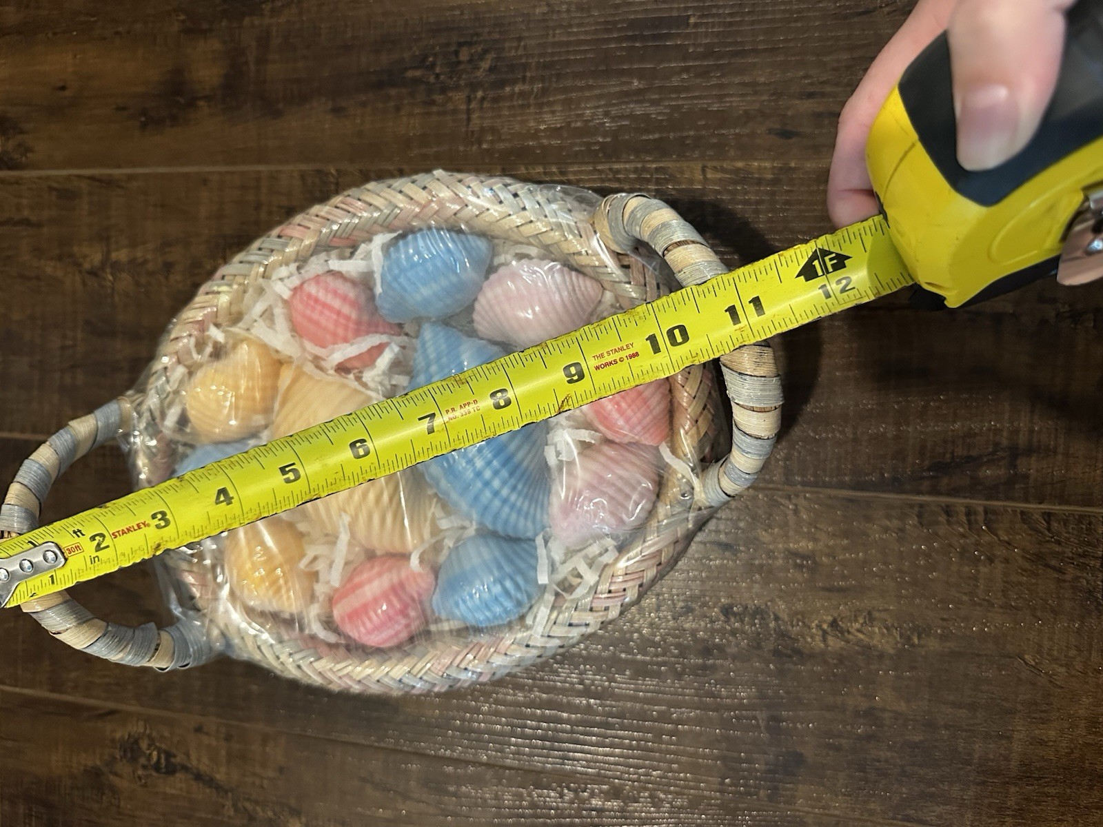 VTG BEN RICKERT DECORATIVE Sea Shell Soap Basket NEW SEALED Multicolor