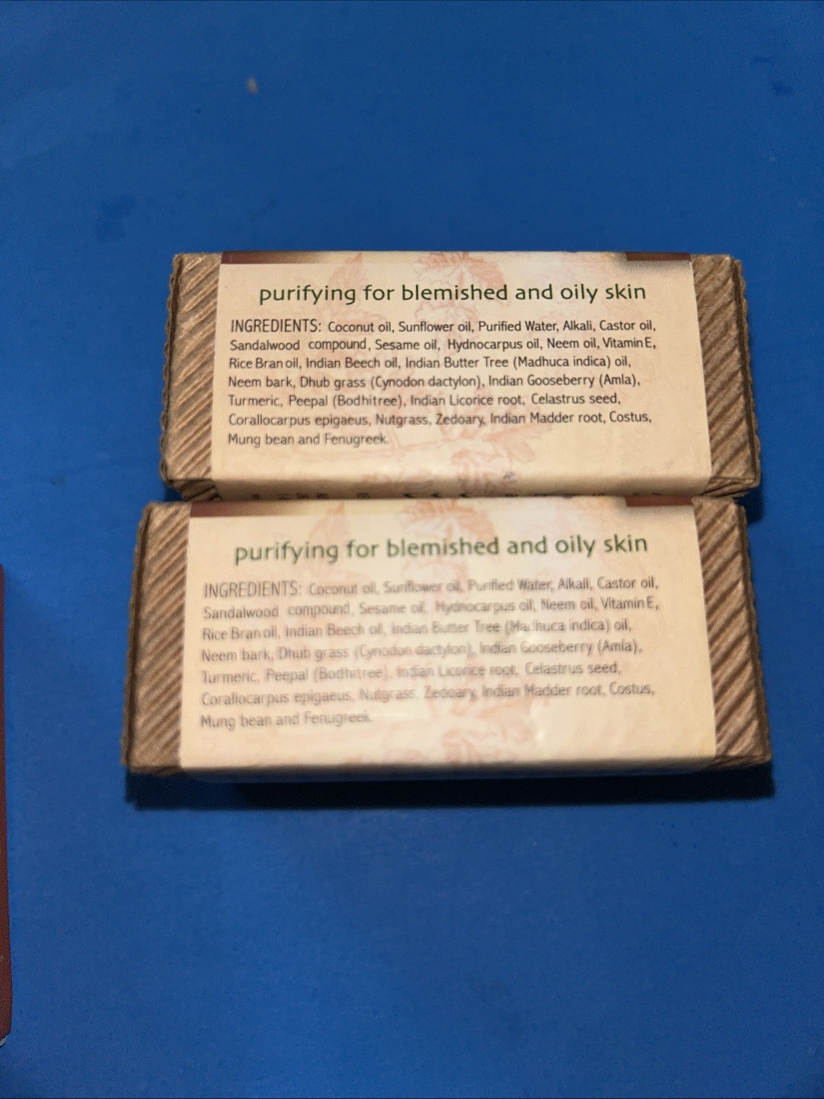 Lot 3 Natrulo & auromere Tumeric Soap Bars (11980)