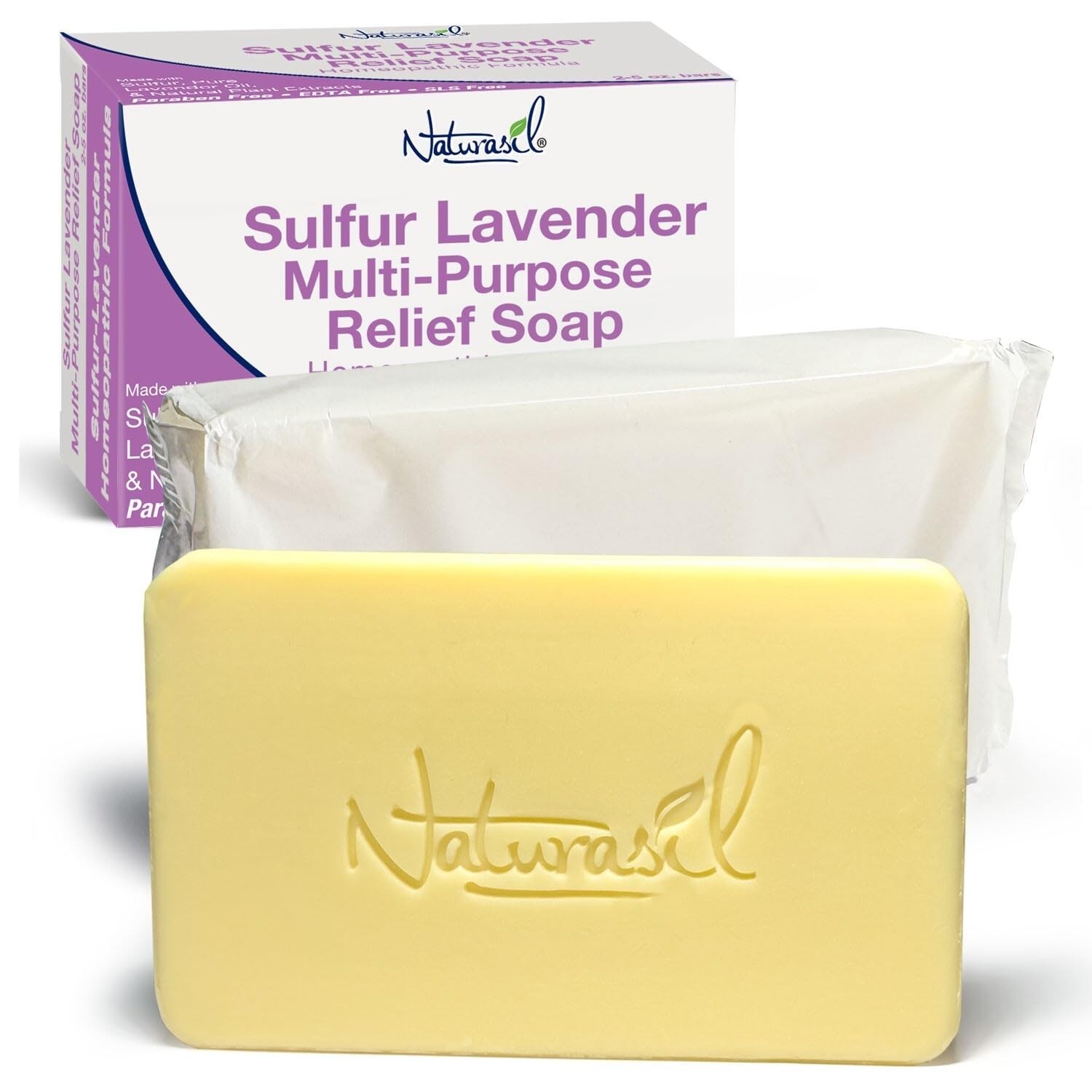 Max-Strength Sulfur Soap with Pure Lavender – Natural Relief for All Skin