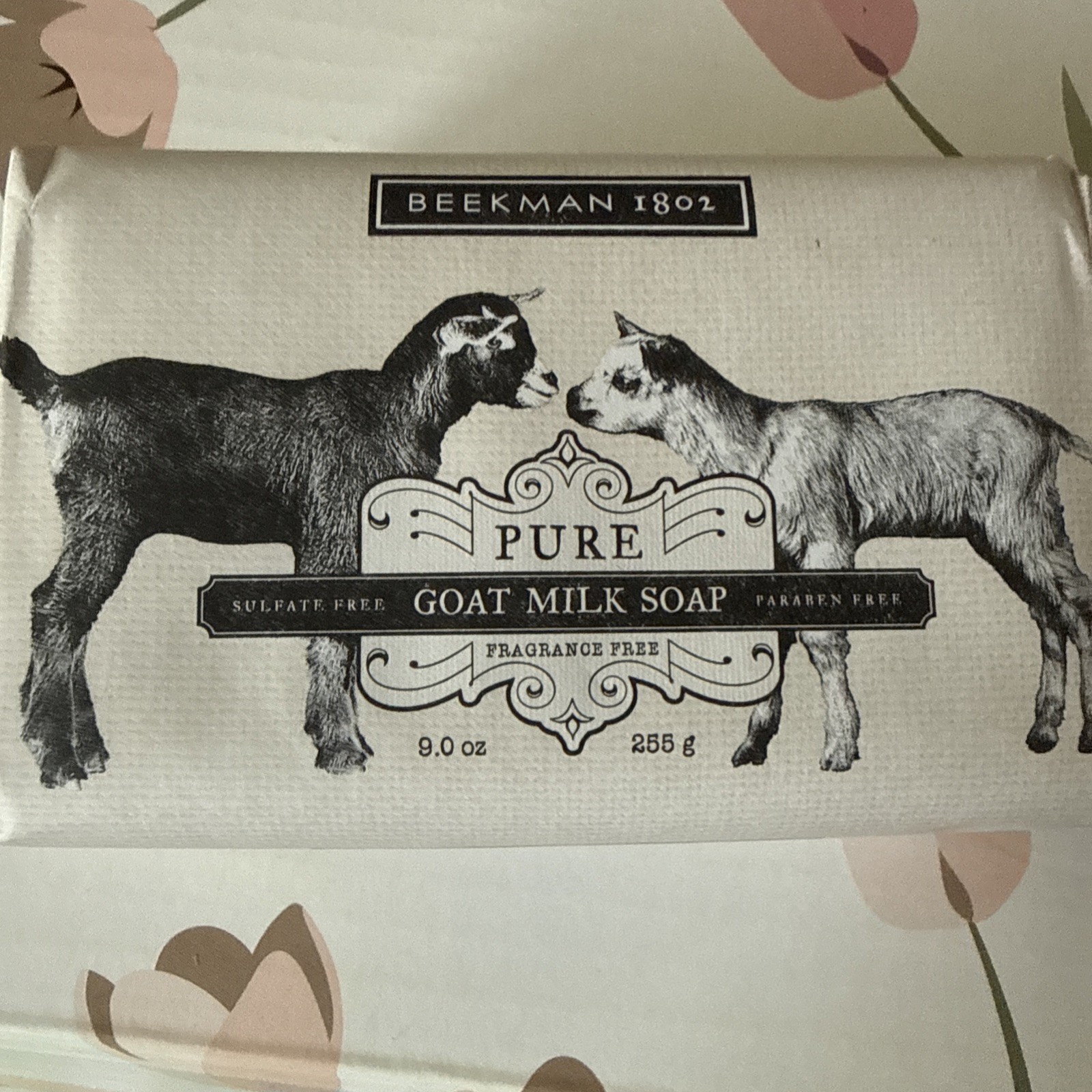 Beekman 1802 PURE – NO FRAGRANCE Goat Milk Bar Soap 9 oz. Full Size New & Sealed