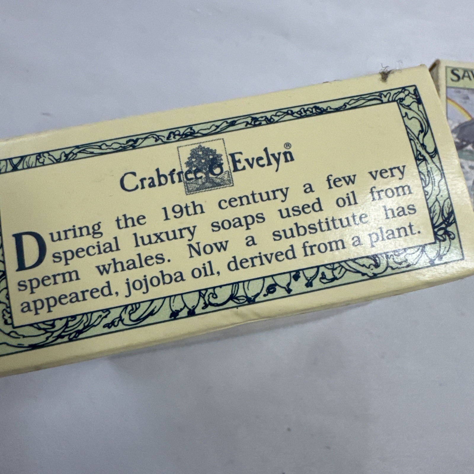 Set of 2 Crabtree Evelyn Jojoba Oil 3.5oz & 0.9oz Seashell Soap Lot Vintage NEW