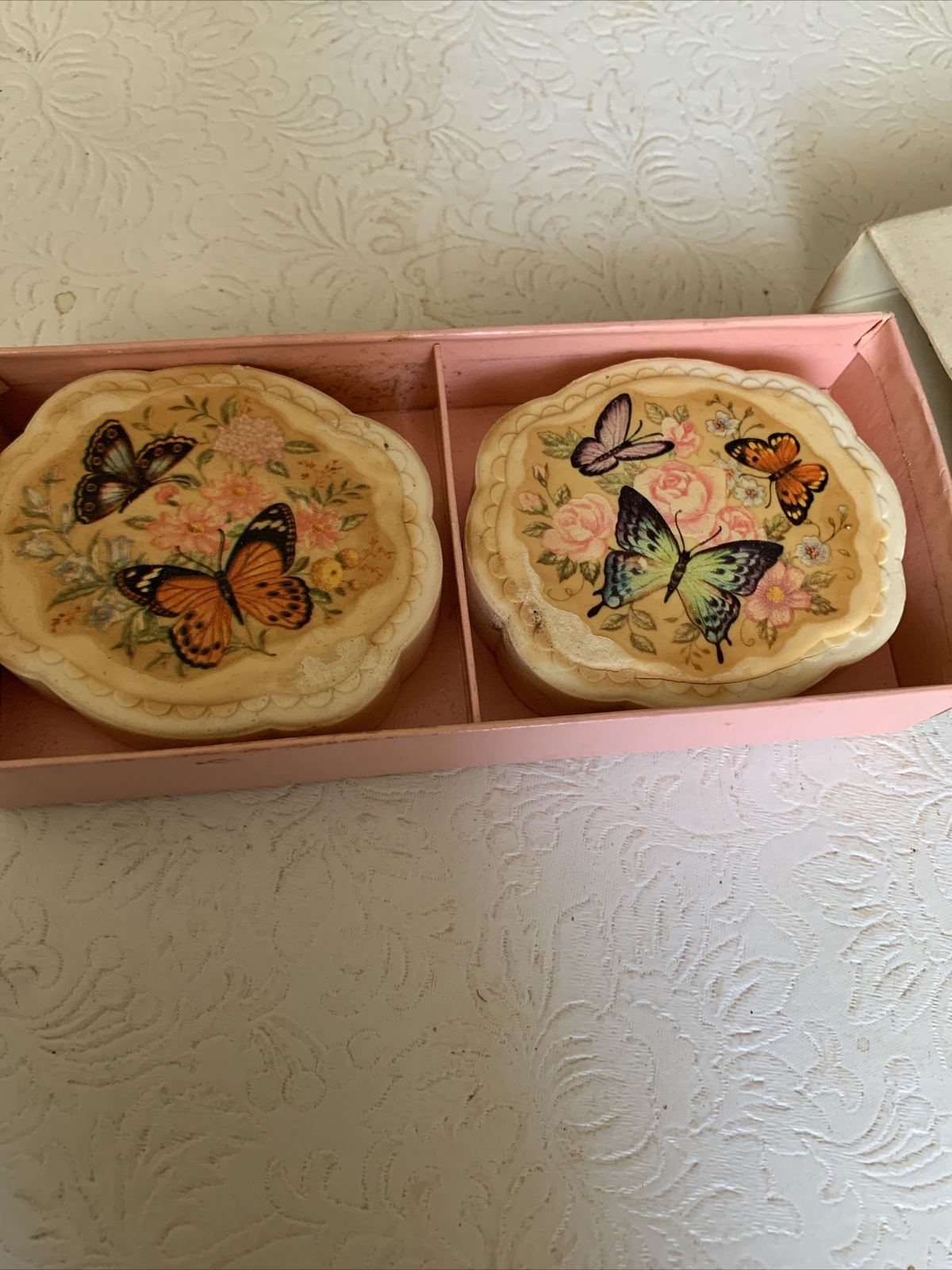 Vintage Avon Butterflies and Blossoms beautiful soaps soap bring summer to bath