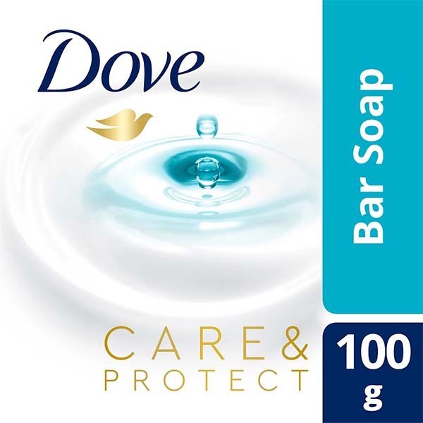 § DOVE (1) 3.52 Oz. (100g) Bar 🩵🫧 ●CARE & PROTECT● 🩵🫧 Beauty Bar Soap 🫧.