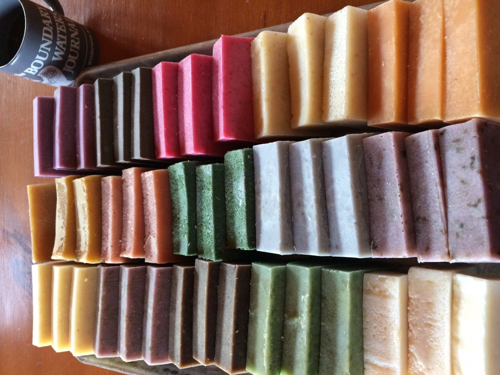 Hand Crafted Soap 3 Bars Organic Vegan Natural Olive And Coconut Oil With Shea