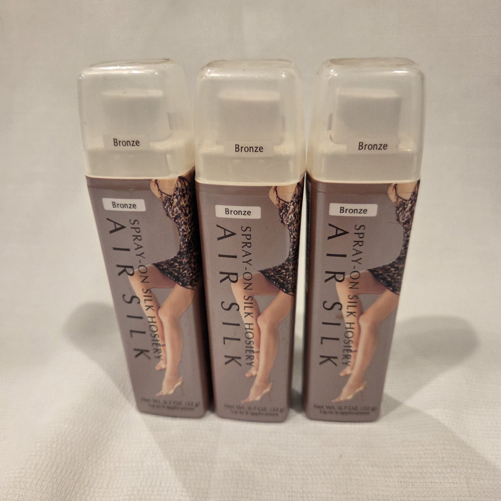 3 – Air Stocking Air Silk Spray-On Silk Hosiery Bronze 0.7 oz Travel Size