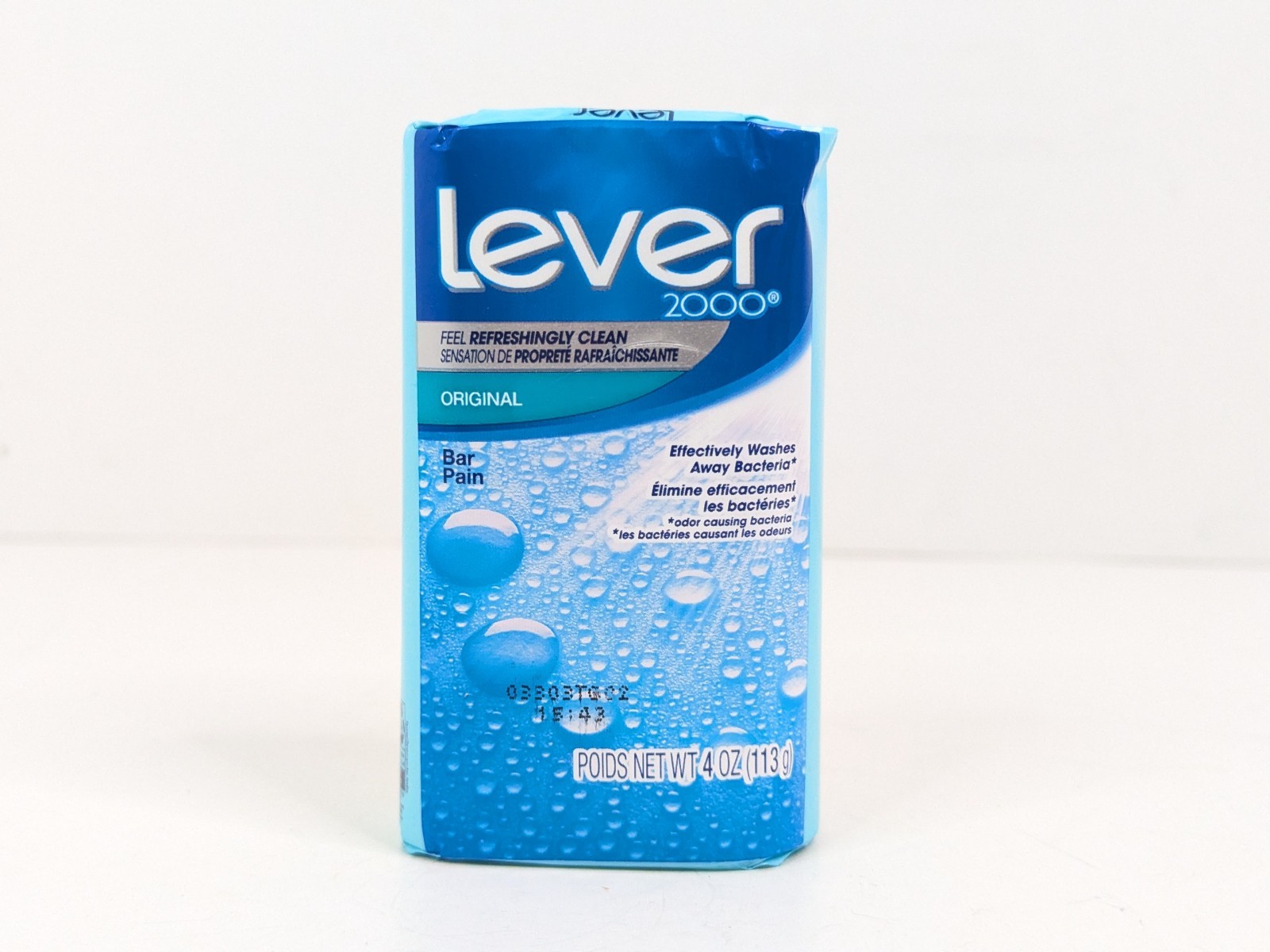 LEVER 2000 Original Soap Bar 4oz 113 grams New