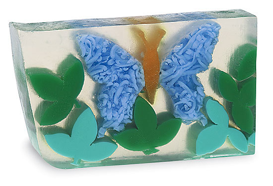 PRIMAL ELEMENTS PAPILLON EN BLEU 6.0 OZ. VEGETABLE GLYCERIN BAR SOAP HANDMADE