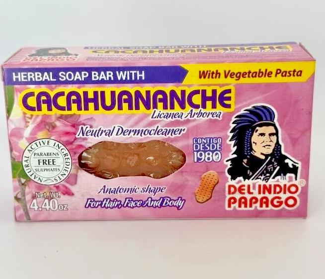 Cacahuananche Soap by Del Indio Papago | Traditional Skincare for Radiant Skin