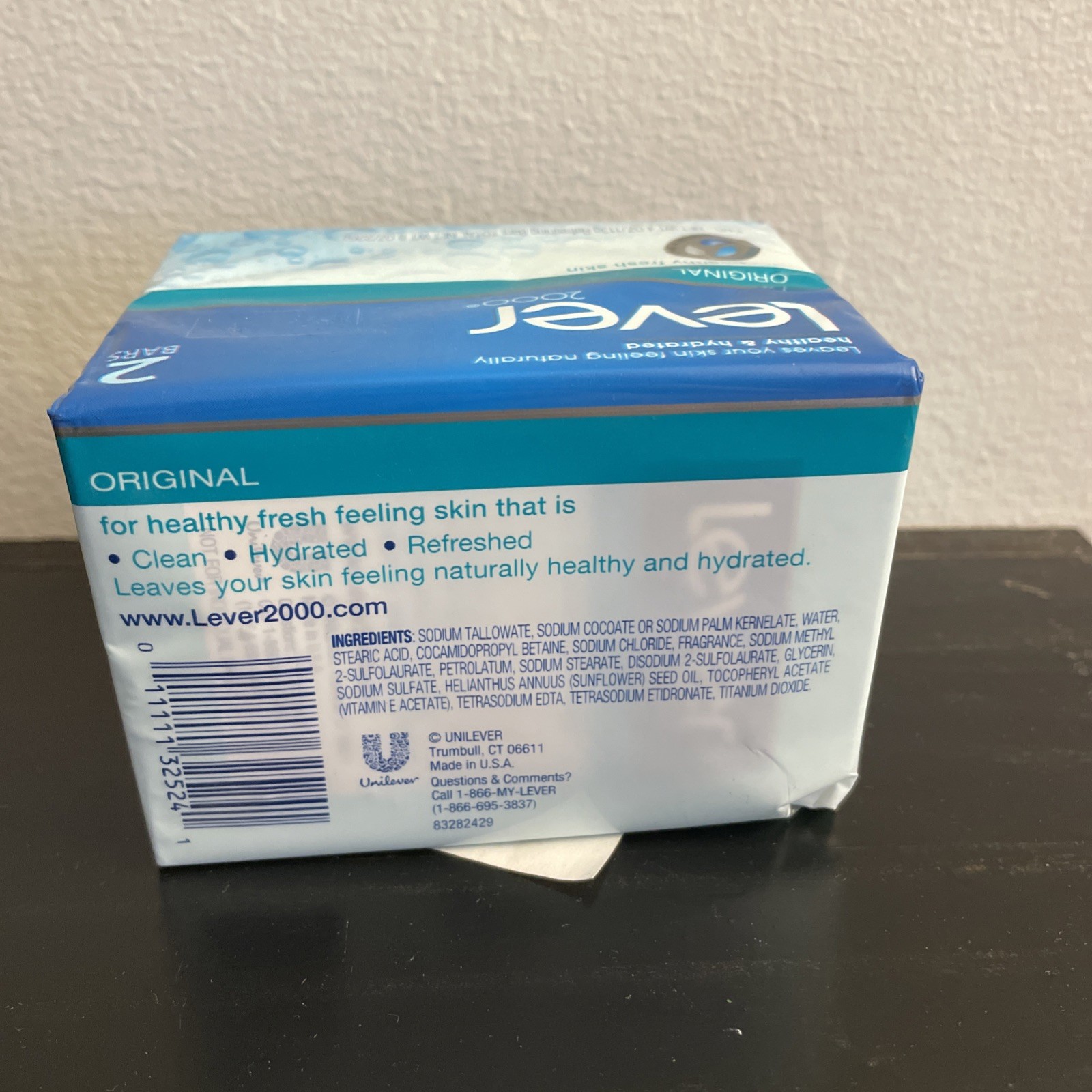 Lever 2000 Original Bar Soap For Healthy Fresh Skin, 4 oz., x2 DISCONTINUED