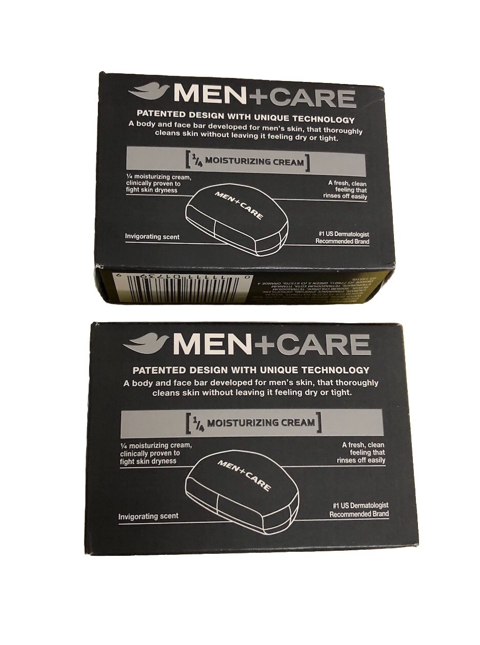 DOVE MEN+CARE Body & Face Bar Soap Hydrating Formula – 4 Bars