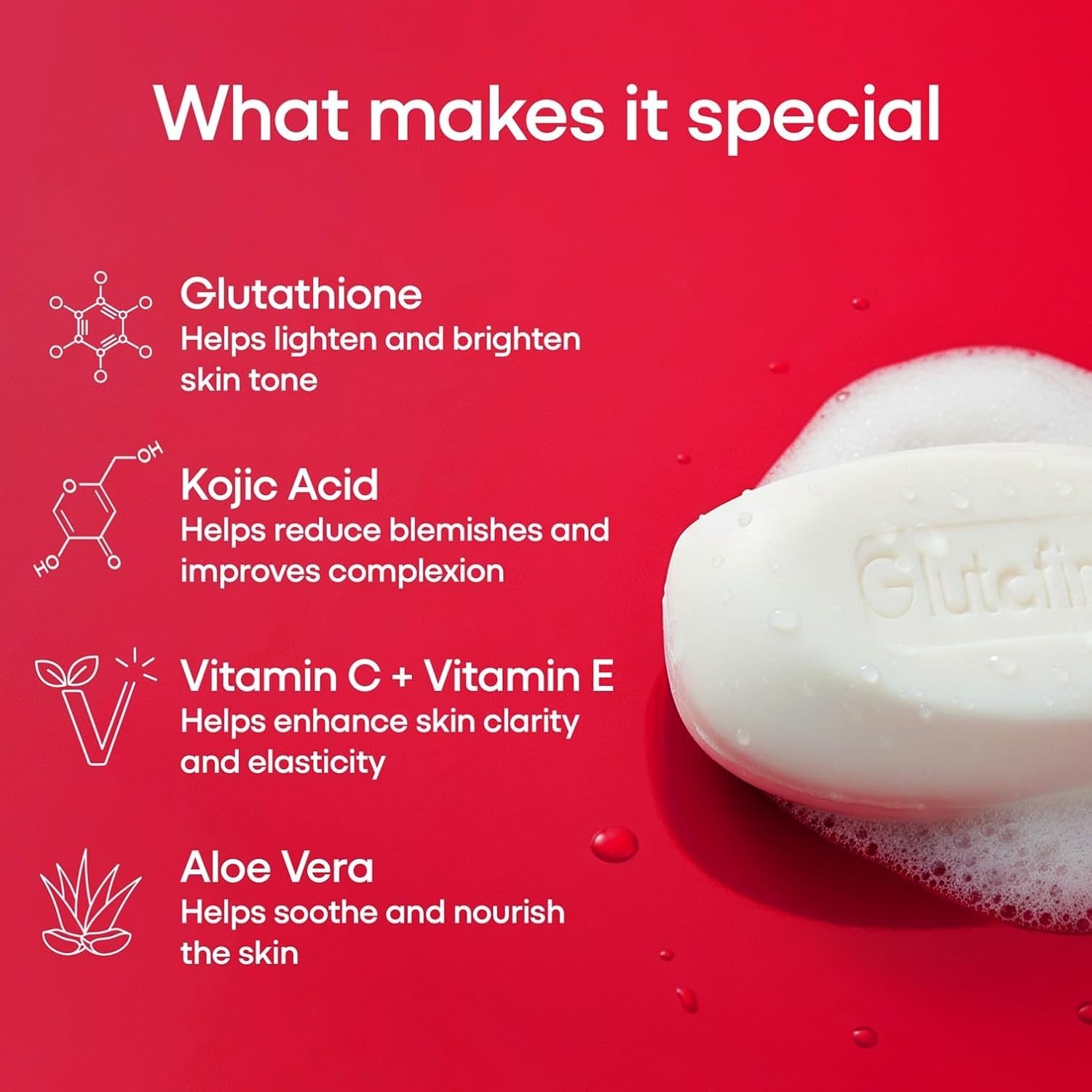 Glutafine Soap 75 gm Pack of 2 Fast Shipping