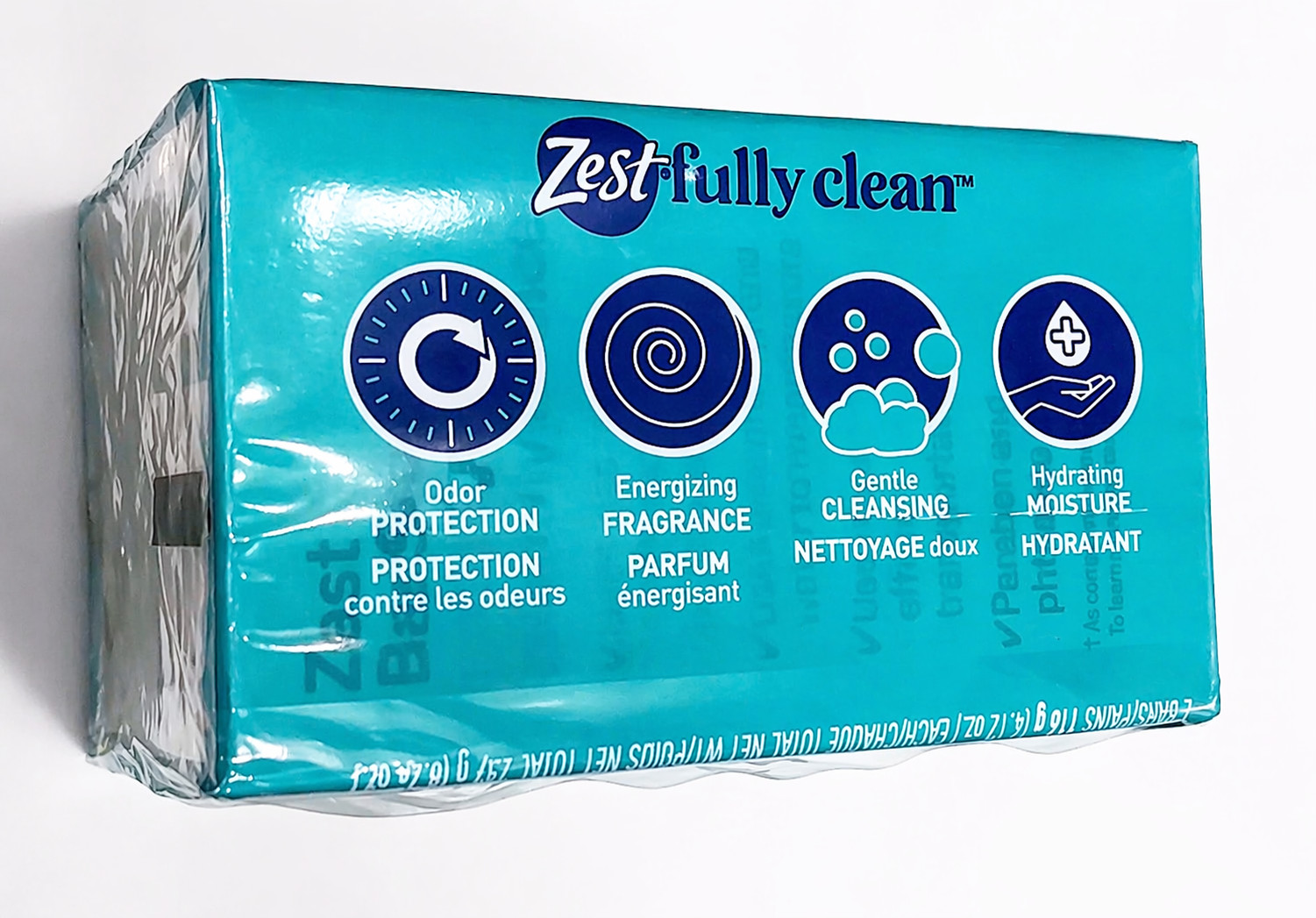 Zest Soap Refreshing Aqua Bath Bars 4.12 Ounce (Pack of 2)