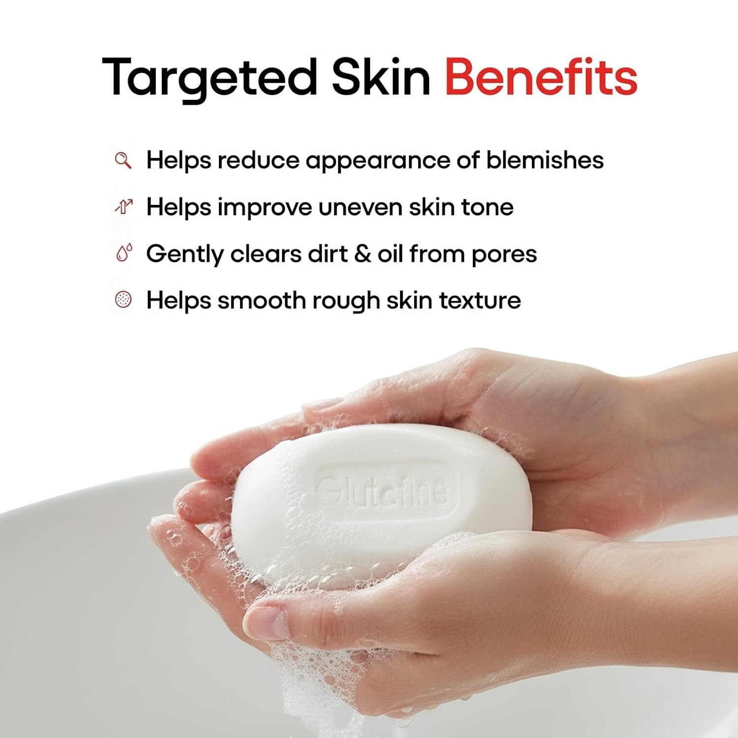 Glutafine Soap 75 gm Pack of 2 Fast Shipping