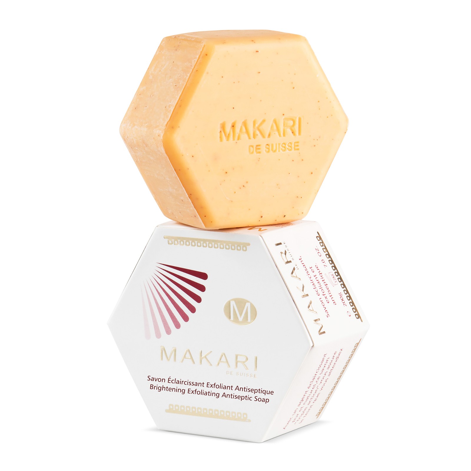 Brightening Exfoliating Soap by Makari for Women – 7 oz Soap