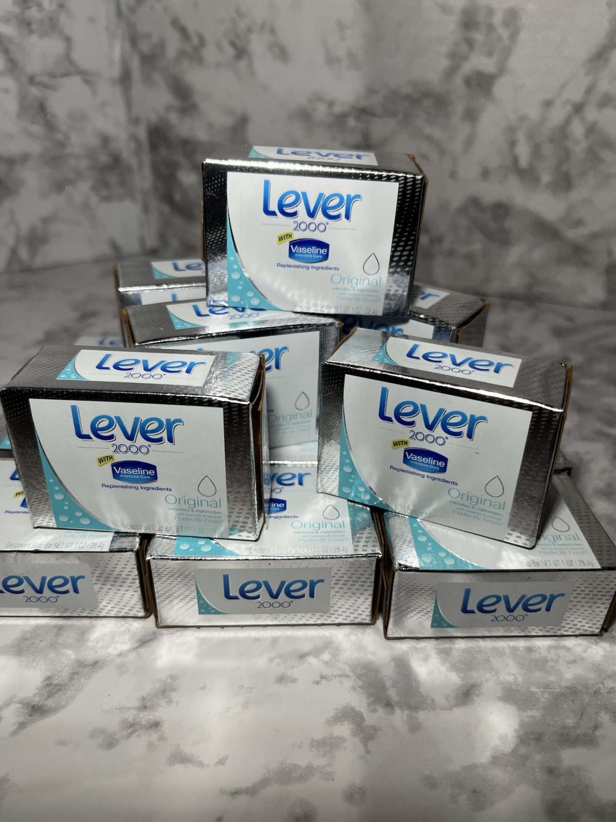 15pack Discontinued NOS Lever2000Original Deodorant Soap Bar with Vaseline1 oz