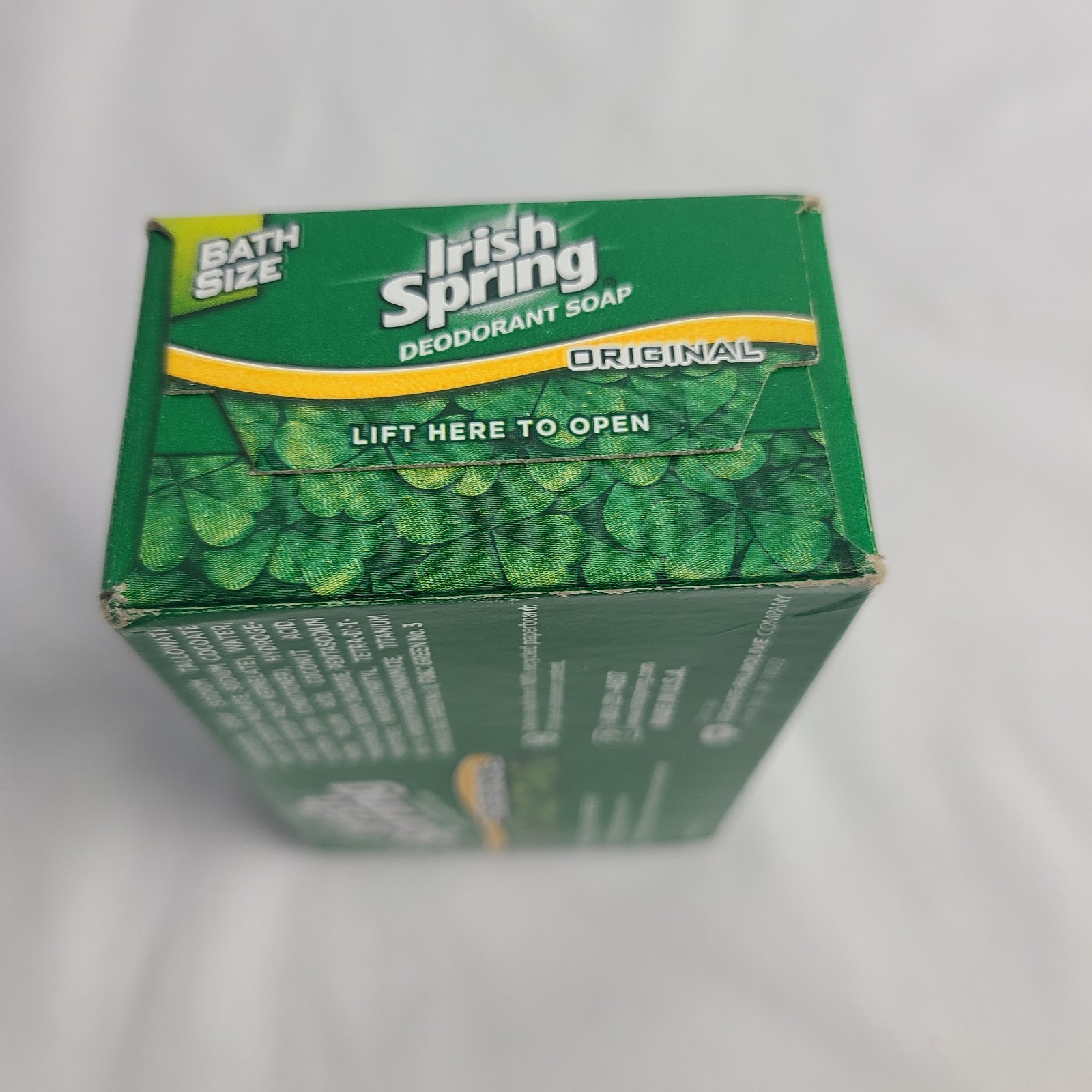 Irish Spring Original Deodorant Bar Soap, 4.0 Ounce Bath Size – Single Bar