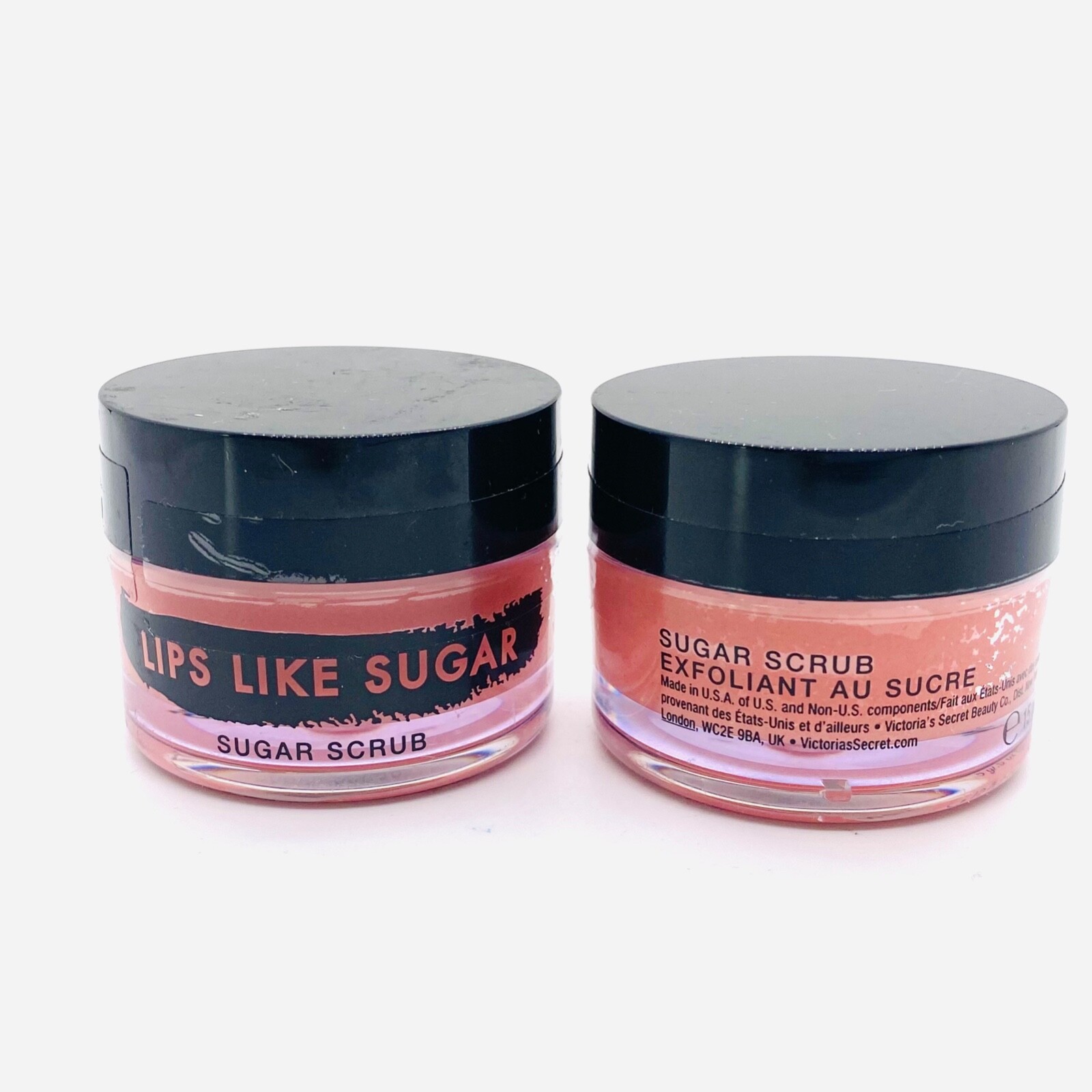 2-Pack Victoria’s Secret Lips Like Sugar Exfoliating Lip Scrub 0.5 oz 15 g Each