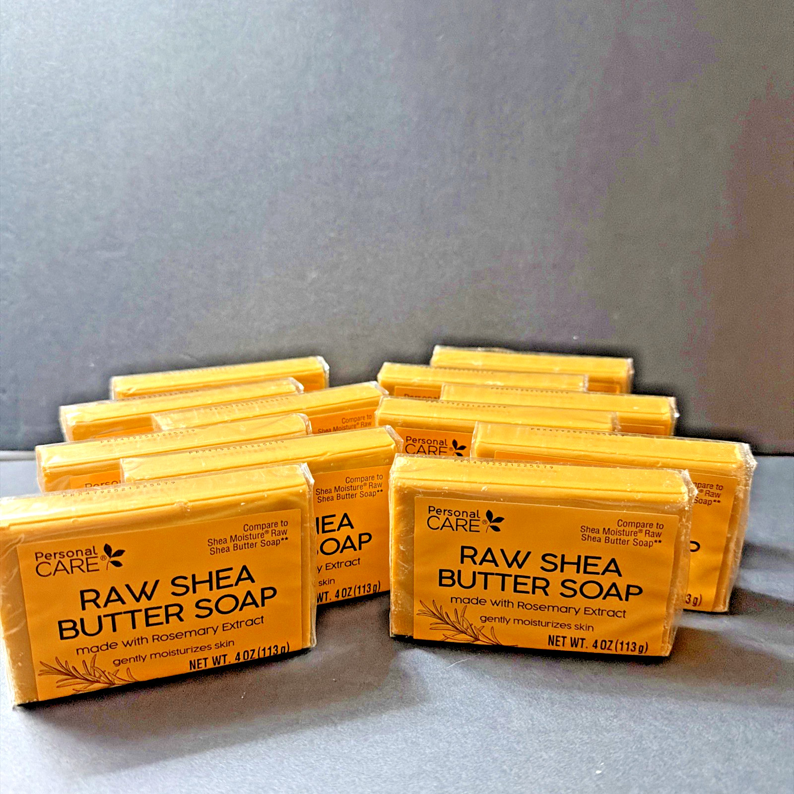 Raw Shea Butter Bar Soap 12 PACK Personal Care 4oz Ea Compare to Shea Moisture