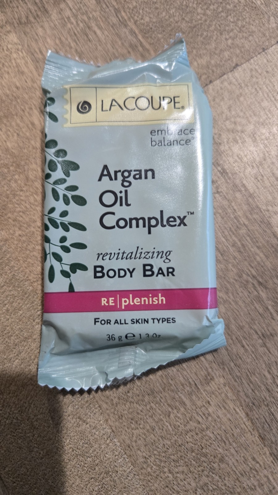 New Lot Of 18 LaCoupe Embrace Balance Argan Oil Complex Revitalizing Body Bars