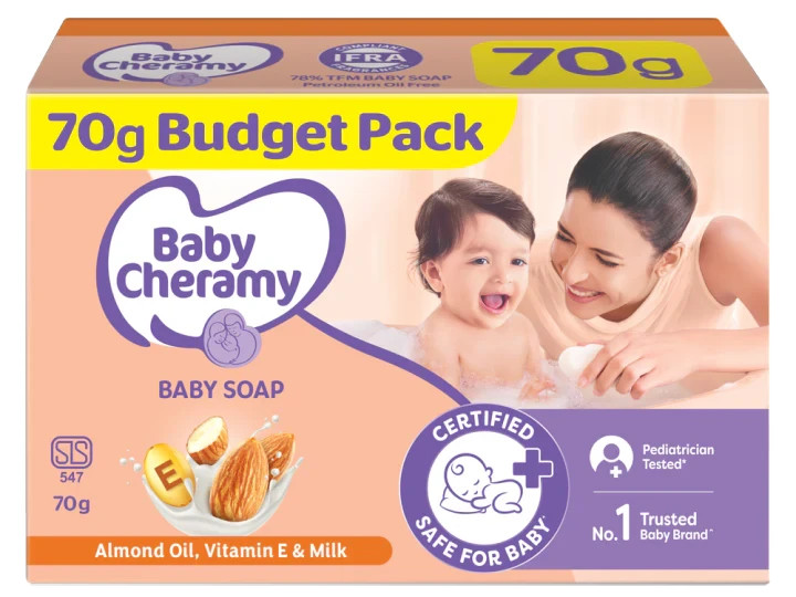 Herbal Baby Cheramy Natural Soap Regular Multi Pack Free Shipping 350g 5.00 pcs