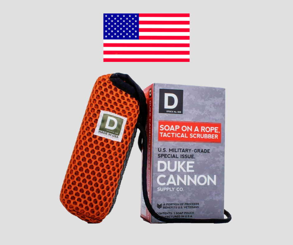 Duke Cannon Shamrock Soap Big Brick Soap + Tactical Scrubber Lot 2 Benefit Vets