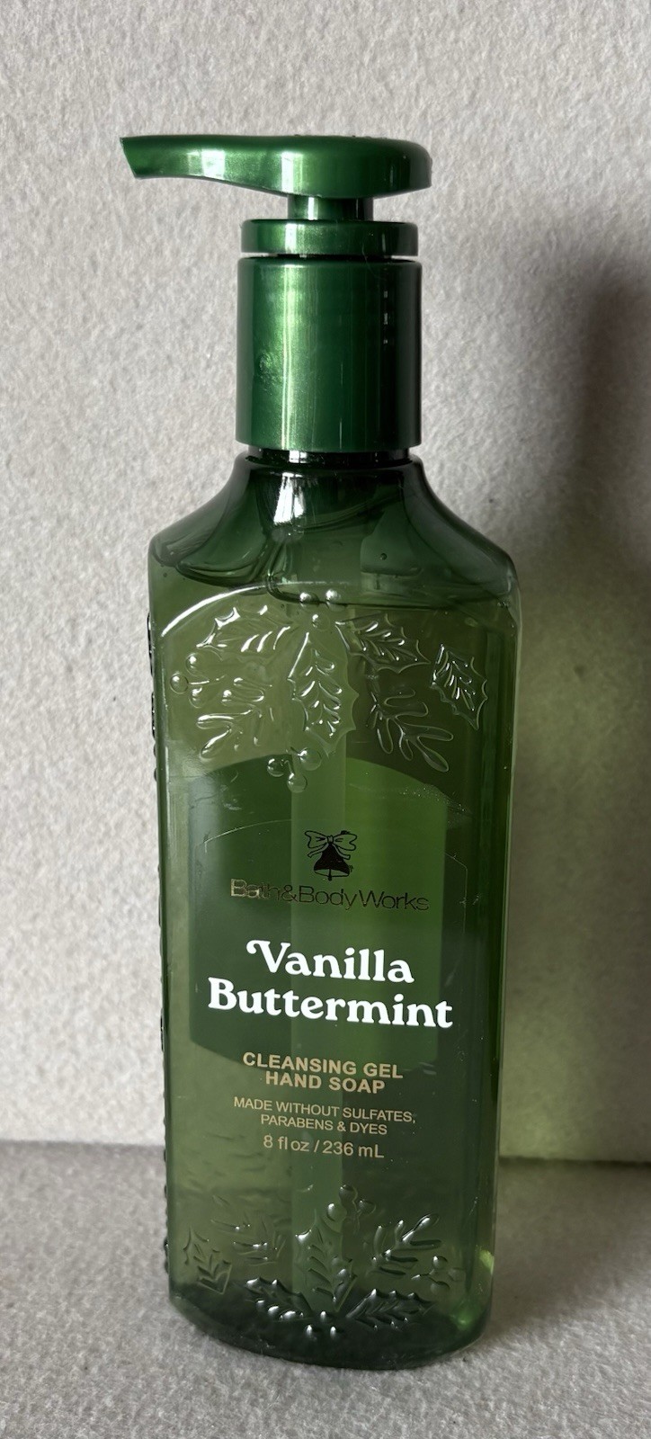 NEW BATH & BODY WORKS VANILLA BUTTERMINT CLEANSING GEL HAND SOAP WASH 8OZ PUMP
