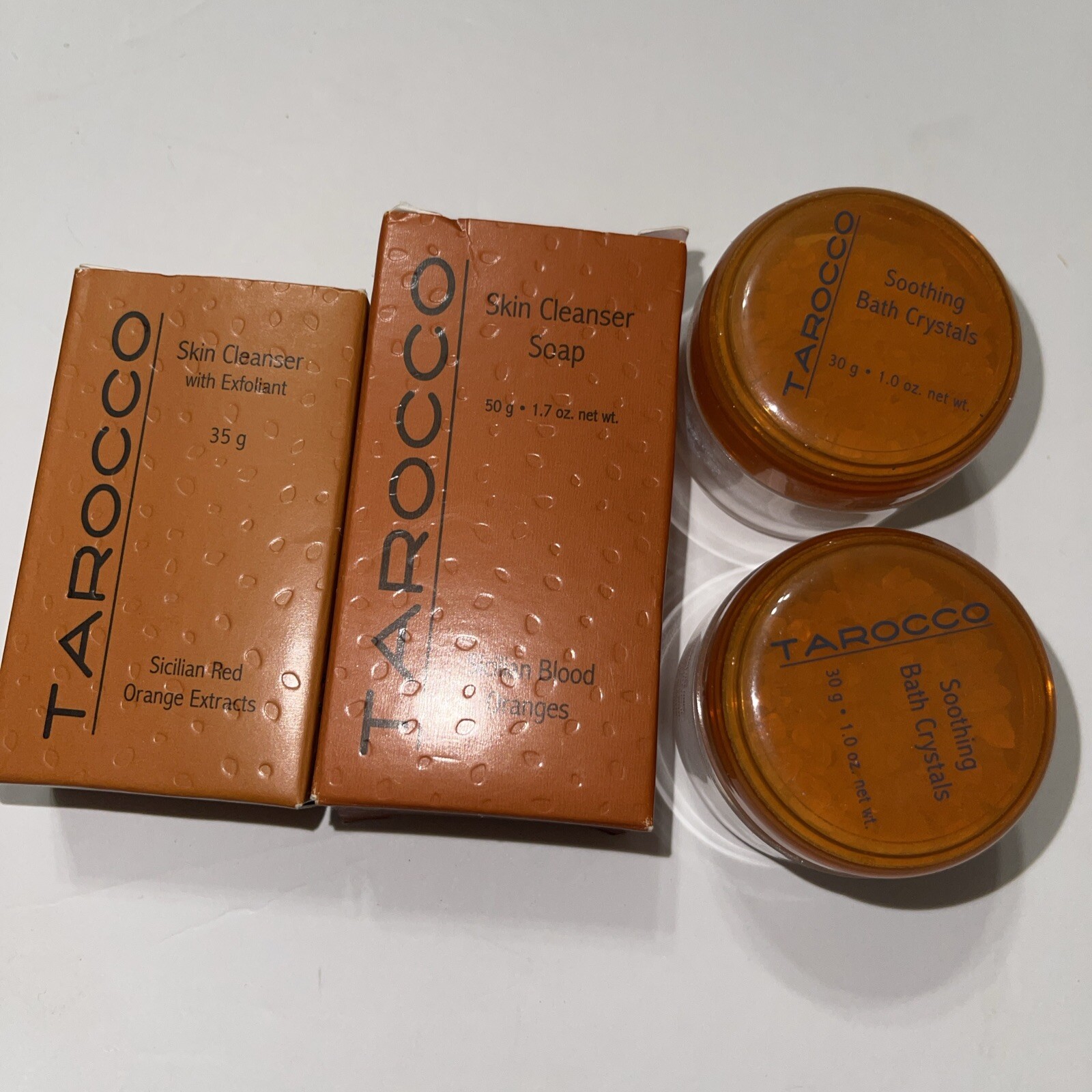 TAROCCO SICILIAN BLOOD ORANGE Travel Size Cleanser Soap & Bar FOOT CREAM