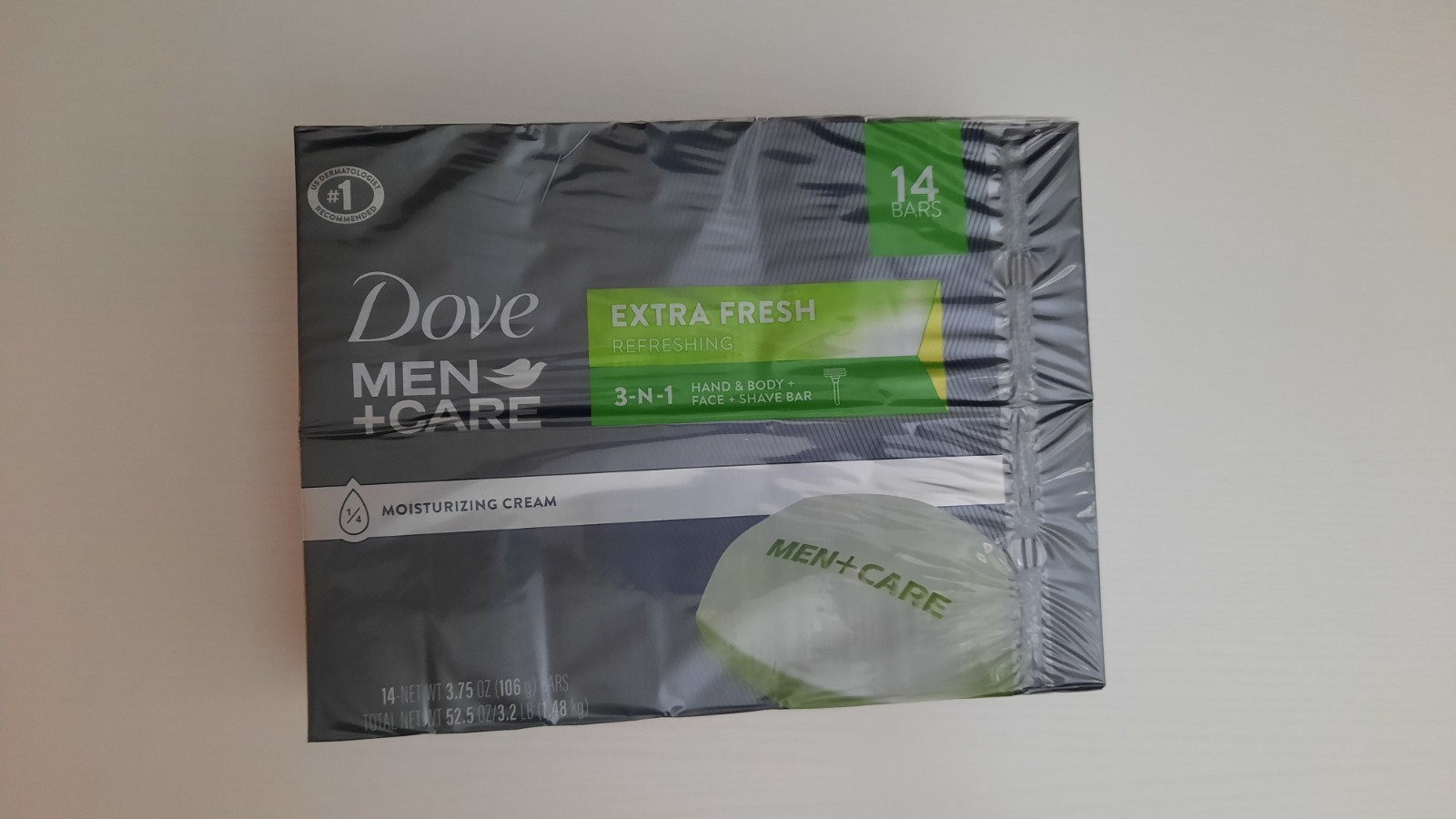 Dove Men + Care Body and Face Bar Soap, 3.75 oz. 14 ct. Free Shipping