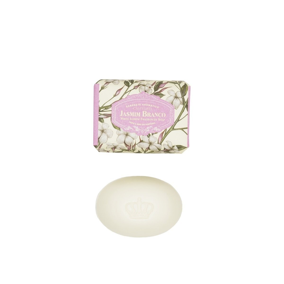 Castelbel White Jasmine Soap 2-Bars (150g x 2) Aromatic, Vegetable-Base…