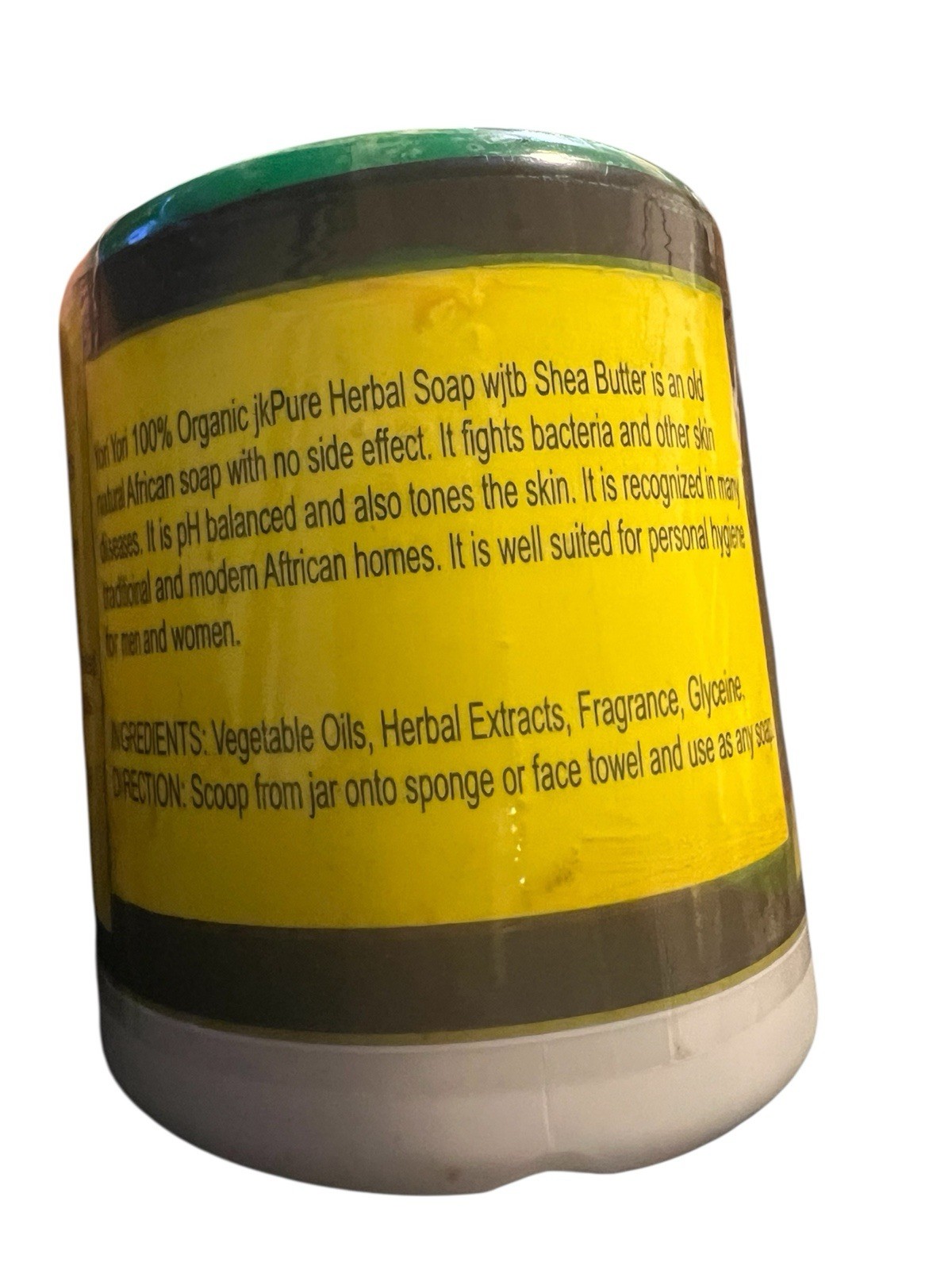Yori Yori Ghana Black Organic Whitening Soap