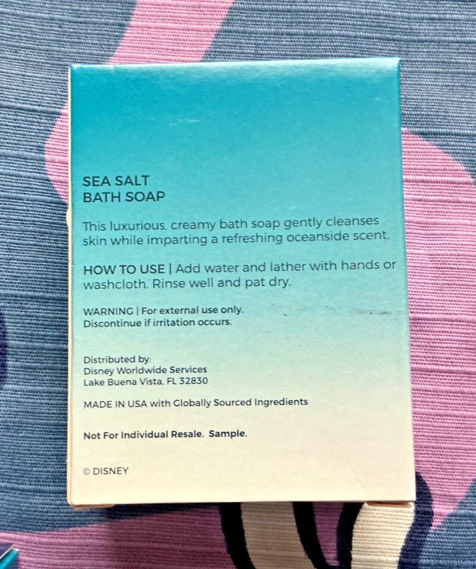 DISNEY H2O+ SEA SALT BATH SOAP LOT OF 8 1.5 OZ EA NEW