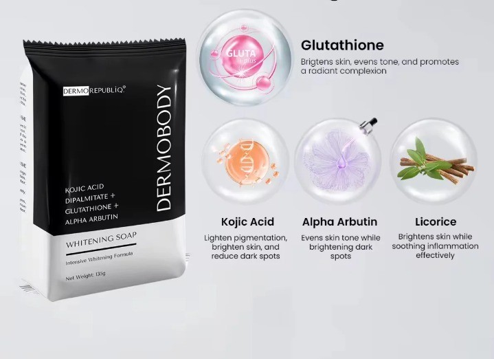 Dermo Republiq Dermobody – Kojic Acid + Dipalmitate + Glutathione + Alpha Arbuti