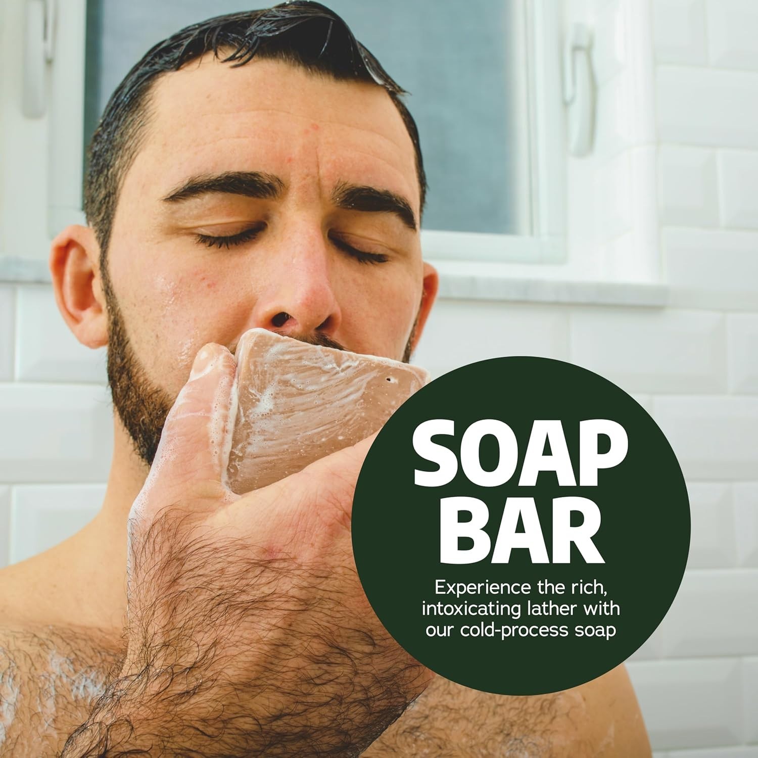 Men’s Natural Cold Process Soap Bar 10 Pack Gift Set Nourishing Oils