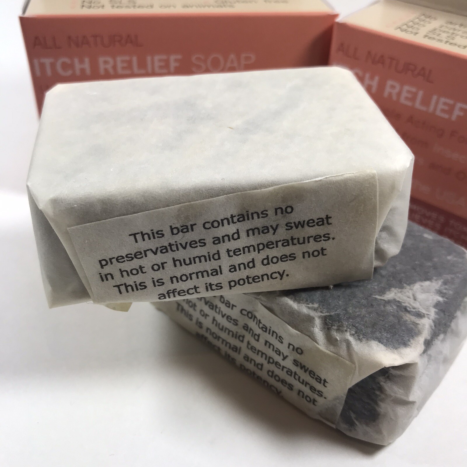 2 Bars Marie Original Itch Relief Soap All Natural Relief Insect Bites IMPERFECT