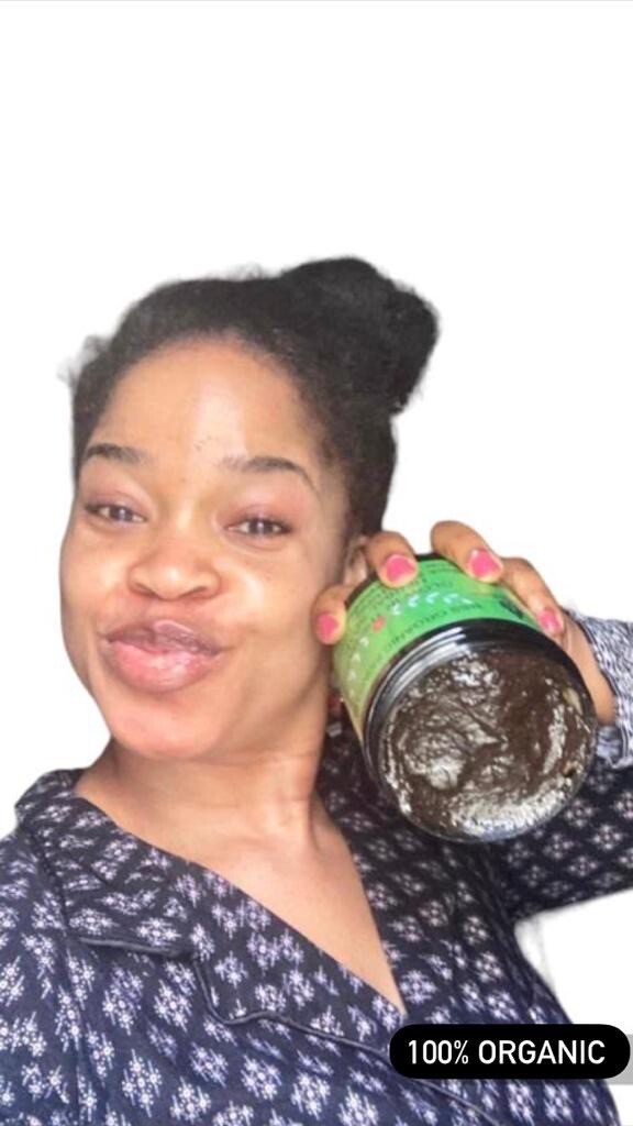 herbal African Black soap Skin Glowing (500g)