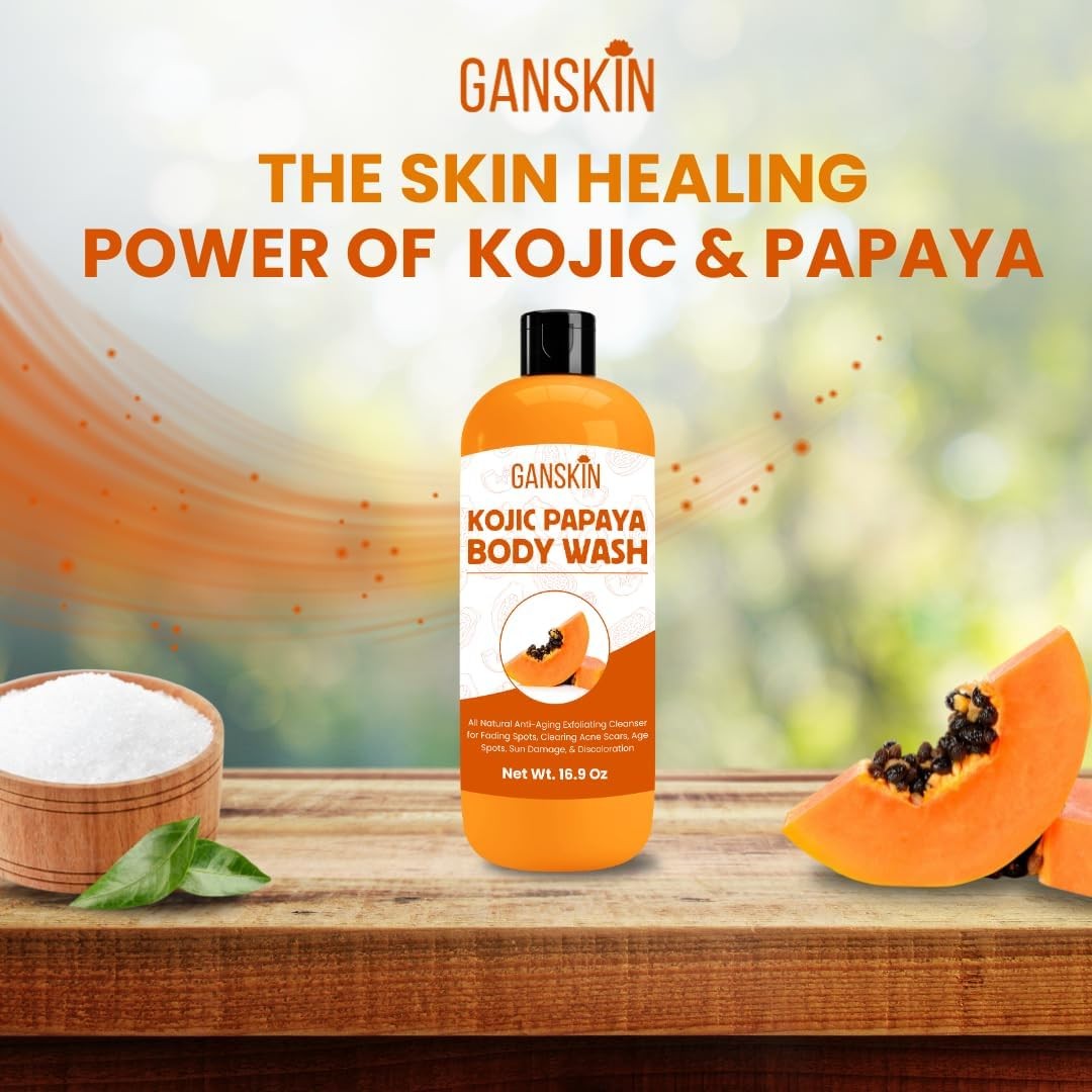 Kojic Acid Soap for Hyperpigmentation – Skin Brightening Kojic Papaya Body Wash