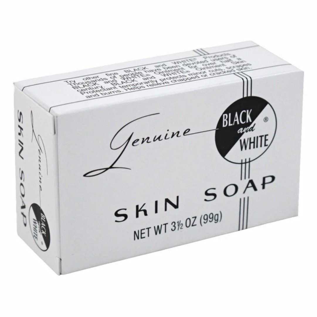 Black & White Skin Protectant Soap Bar for Dry Skin Balsam Peru 3.5oz pack 3