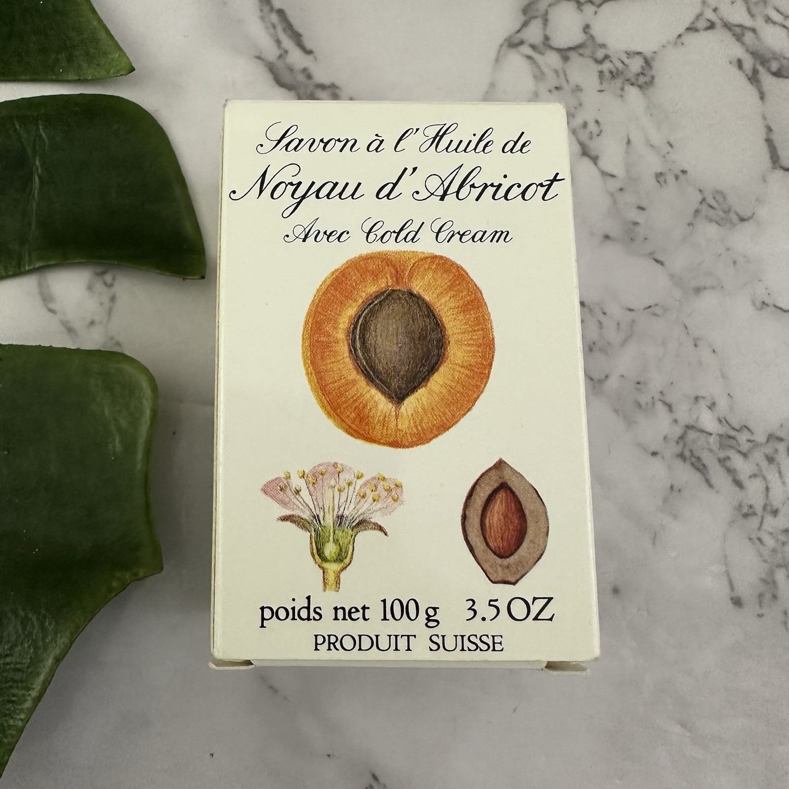 Crabtree & Evelyn Apricot Kernel Oil Soap New Vintage 1984 Bar Cold Cream 3.5 oz