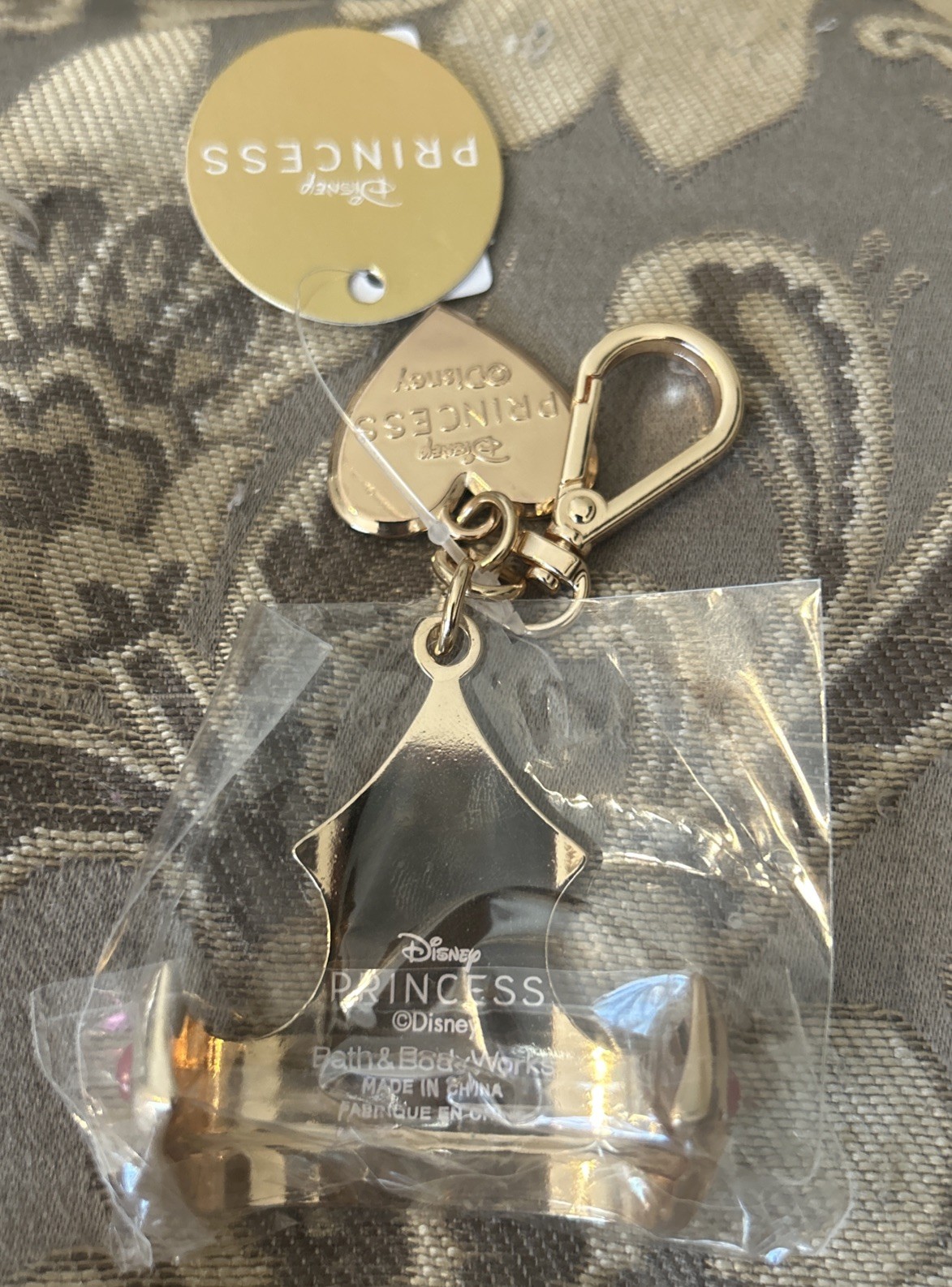Bath & Body Works Disney Princess Aurora Crown Pocket Bac Sanitizer Holder NEW