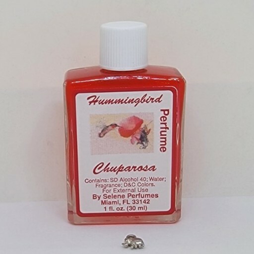 CHUPARROSA EXTRACTO ESPECIAL 1OZ CON FEROMONAS AMULETO Y ORACION INCLUIDO