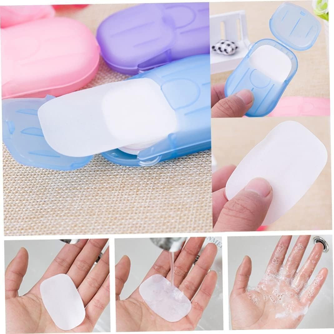 500 Sheets Colorful Disposable Soap Paper,5 Boxes Hand Cleaner Fragrance Mini Co
