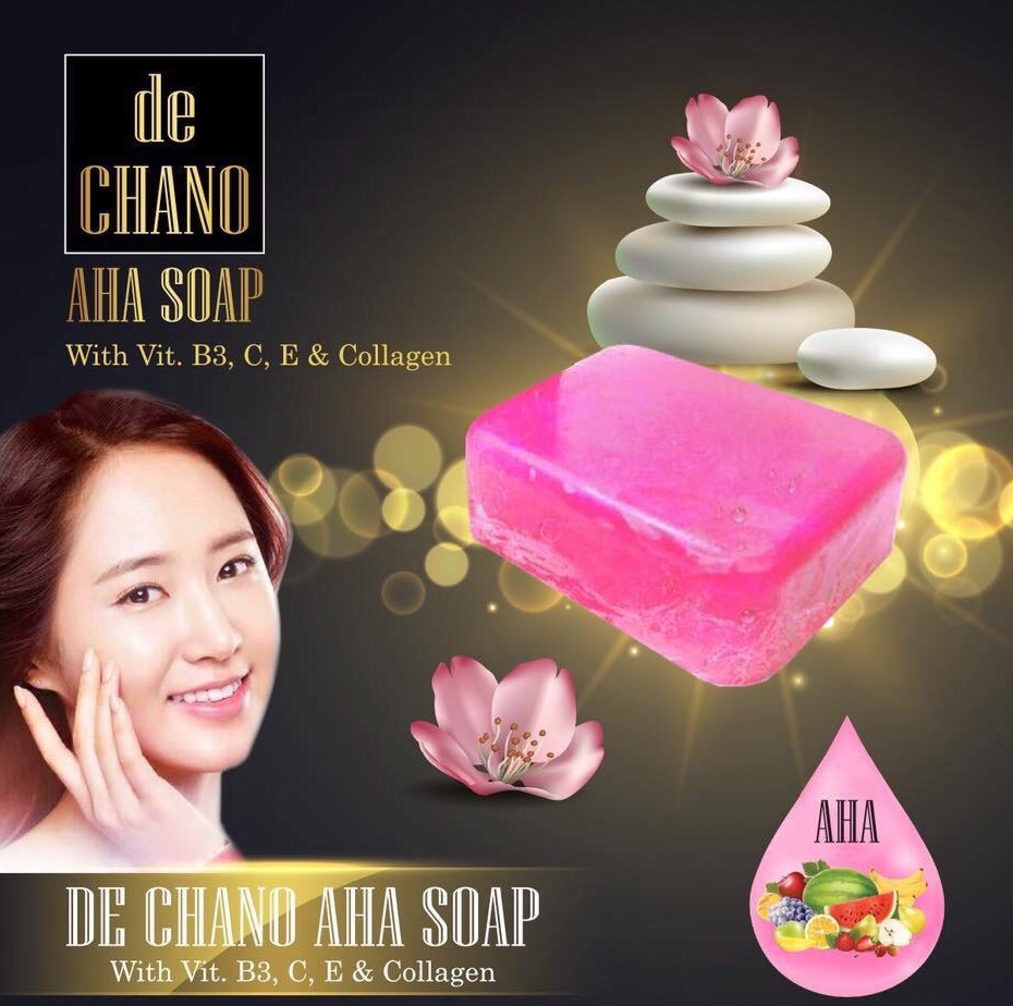 2 X De CHANO AHA Premium Whitening Soap. LOT OF 2. USA SELLER